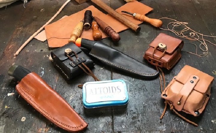 Leather Tools - Knife Sheath Making - Leatherworking and