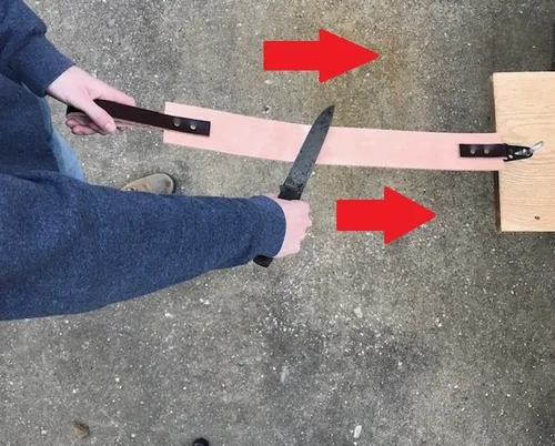 How to use a leather strop for sharpening knives — Boone's Lick Road ...
