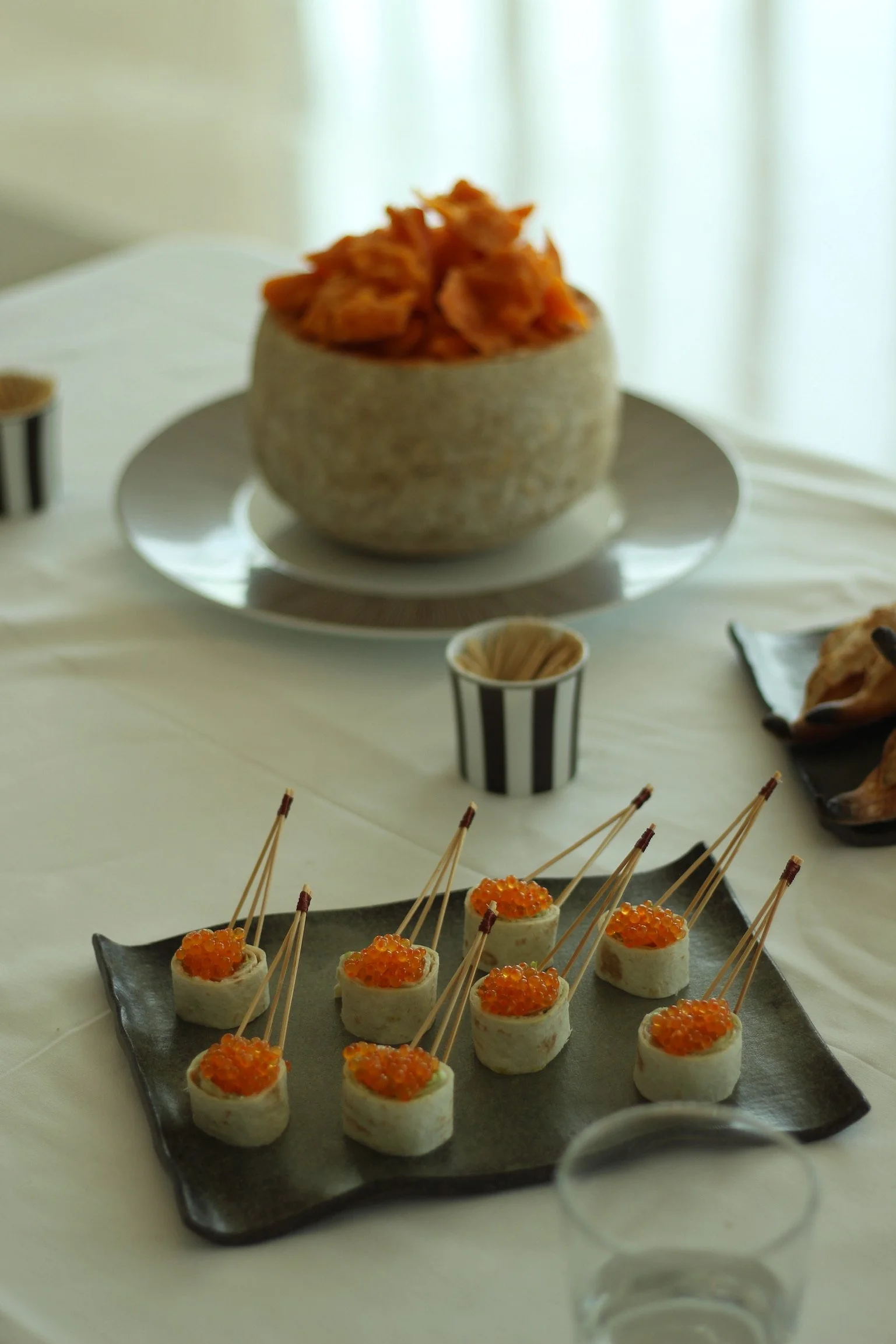 Pièces cocktails sur-mesure pour lancement de produit marque de luxe à Paris