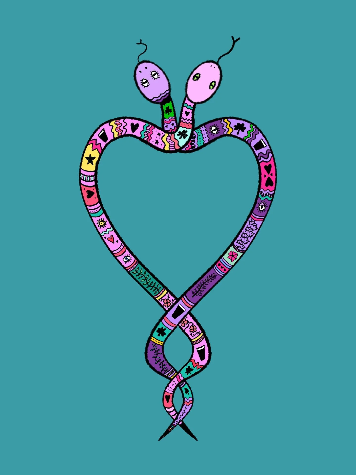 More snakes. I&rsquo;m so indecisive. Which colourway do you like? 1, 2, 3 or 4?!

#halloween #irishdesign
