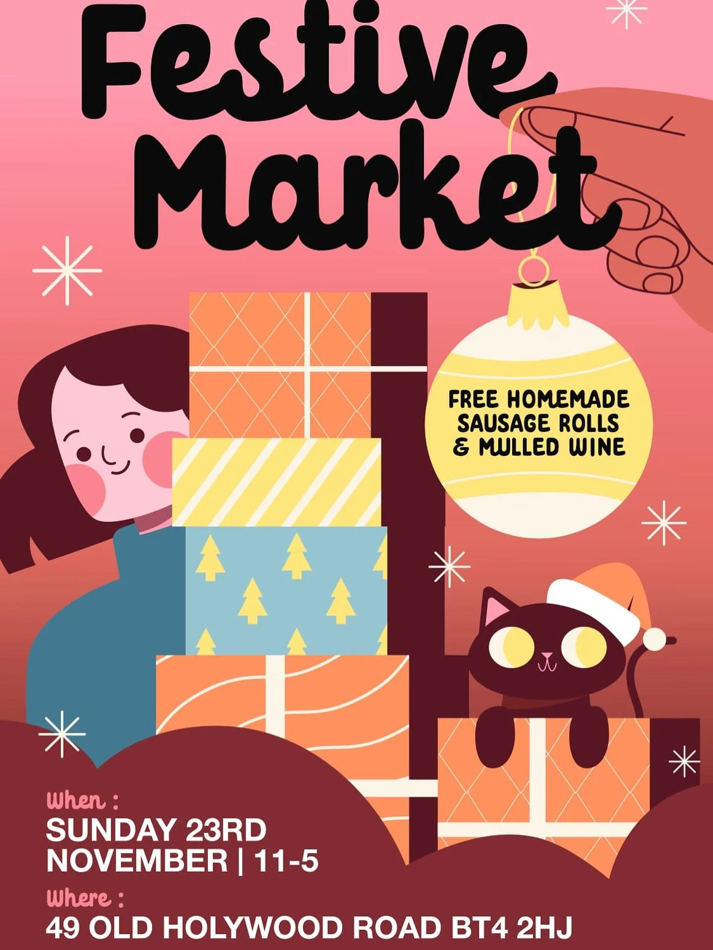 🎄🎄✨✨ Kicking off the Christmas Market madness in style at @ashleighcollimceramics Festive Market extravaganza next Sunday! Come! Eat sausage rolls! Drink mulled wine! Peruse lovely makers and things! 🎄🎄✨✨

It would be amazing to see you there 🥰?