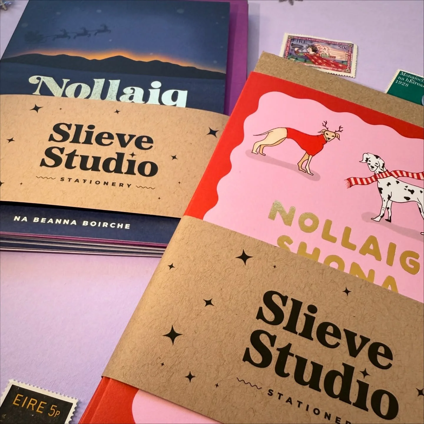 Lots of Christmas cards packs now available on the website. Irish, English, dogs, mountains, patterns, gold, Belfast, Dublin - whatever your preference - you could send a little taste of home to your loved ones this Christmas!

Cars are all illustrat