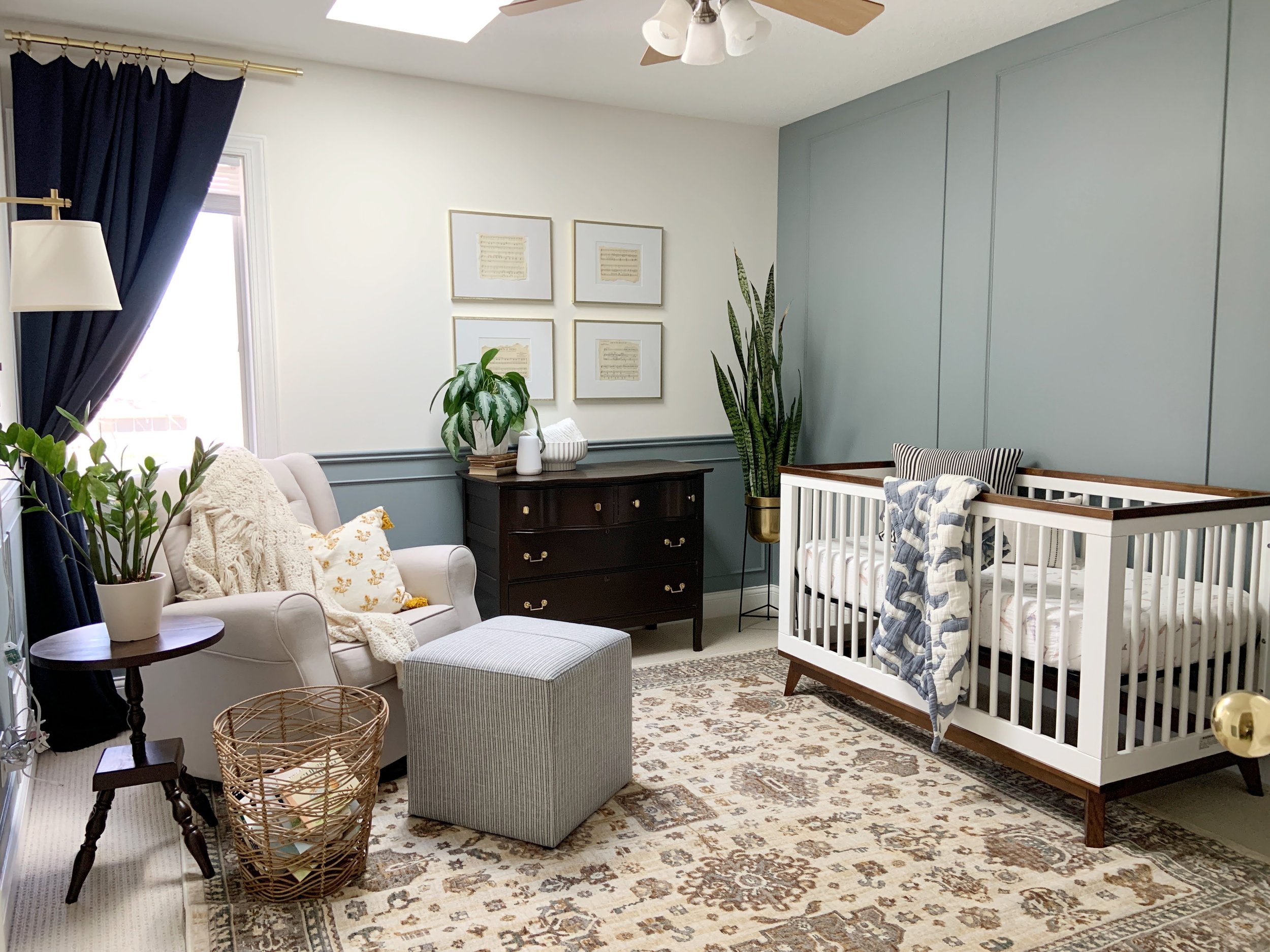 Gender neutral bedroom decor & Dresser refinish w/ FolkArt® Home Decor™  Chalk - Our Thrifty Ideas