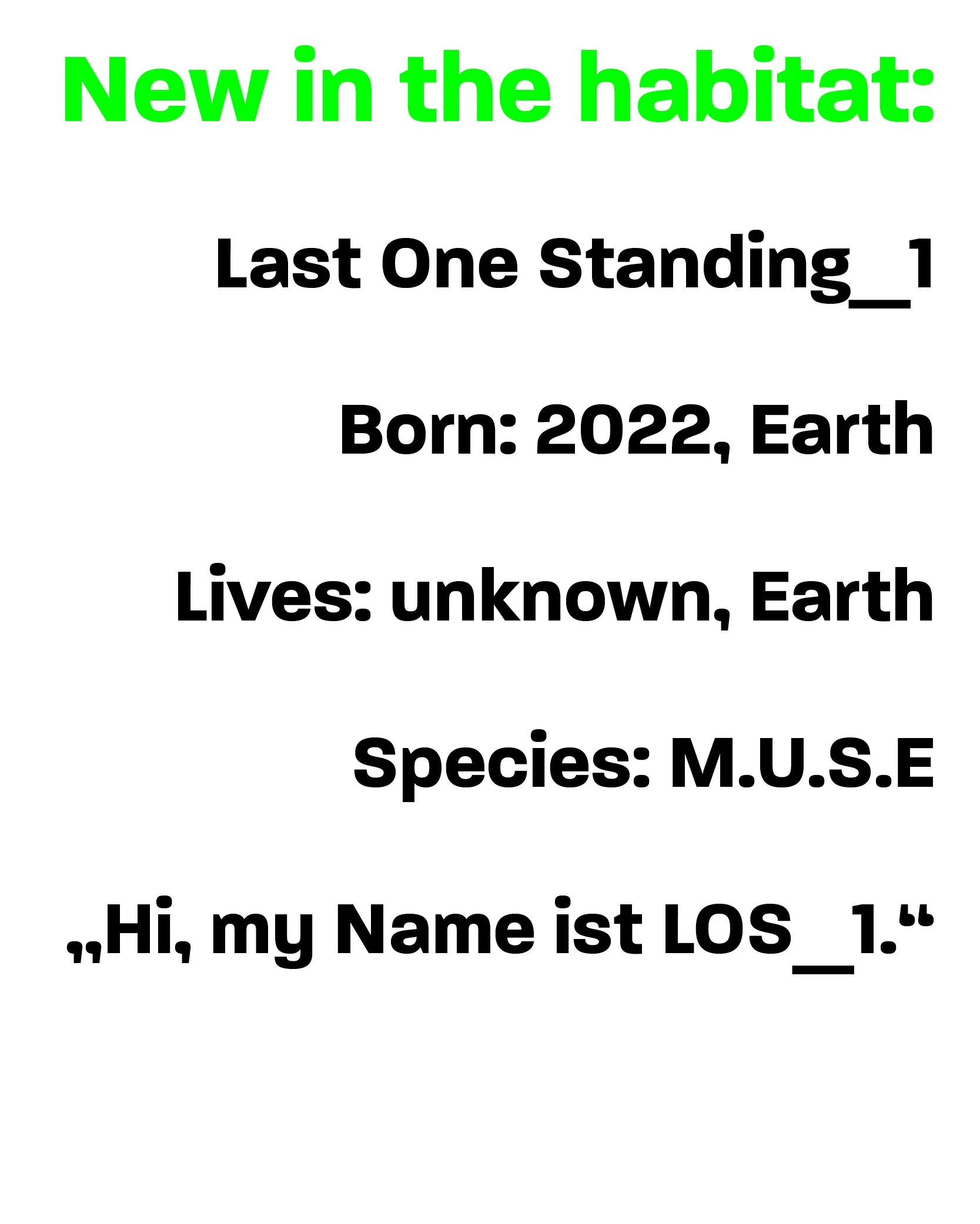 Last One Standing