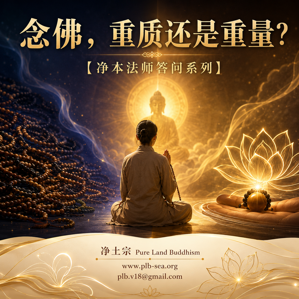 【问答】念佛，重质还是重量？Q&amp;A: Nianfo- Quality or Quantity?
