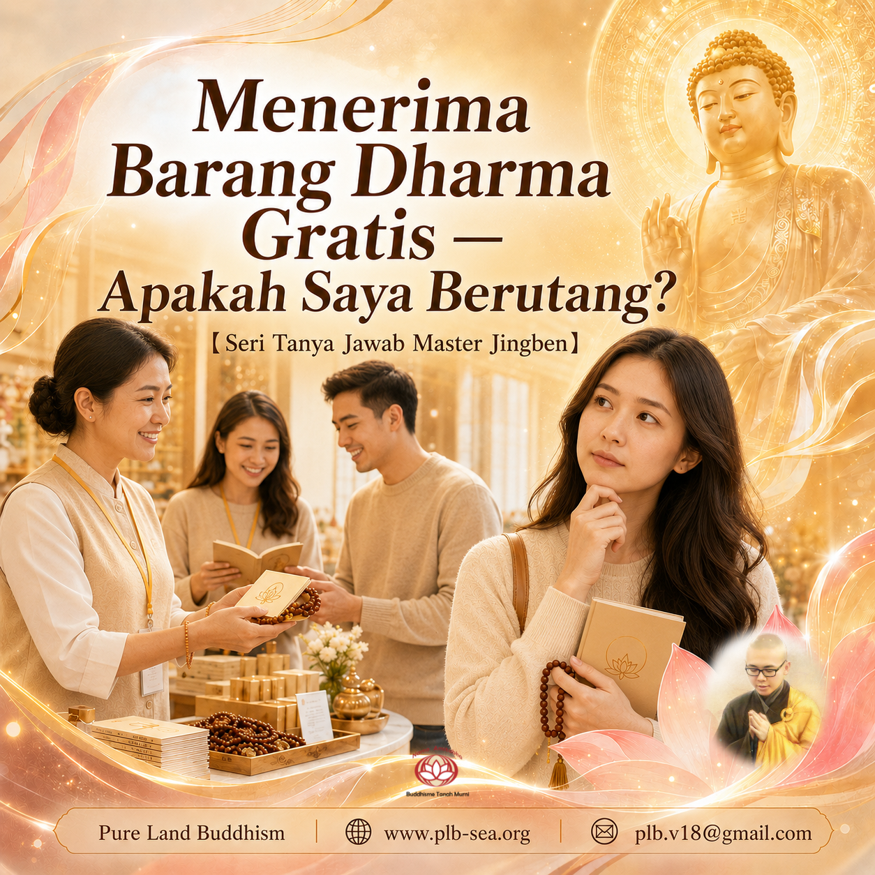 Menerima Barang Dharma Gratis — Apakah Saya Berutang? | Master Jingben