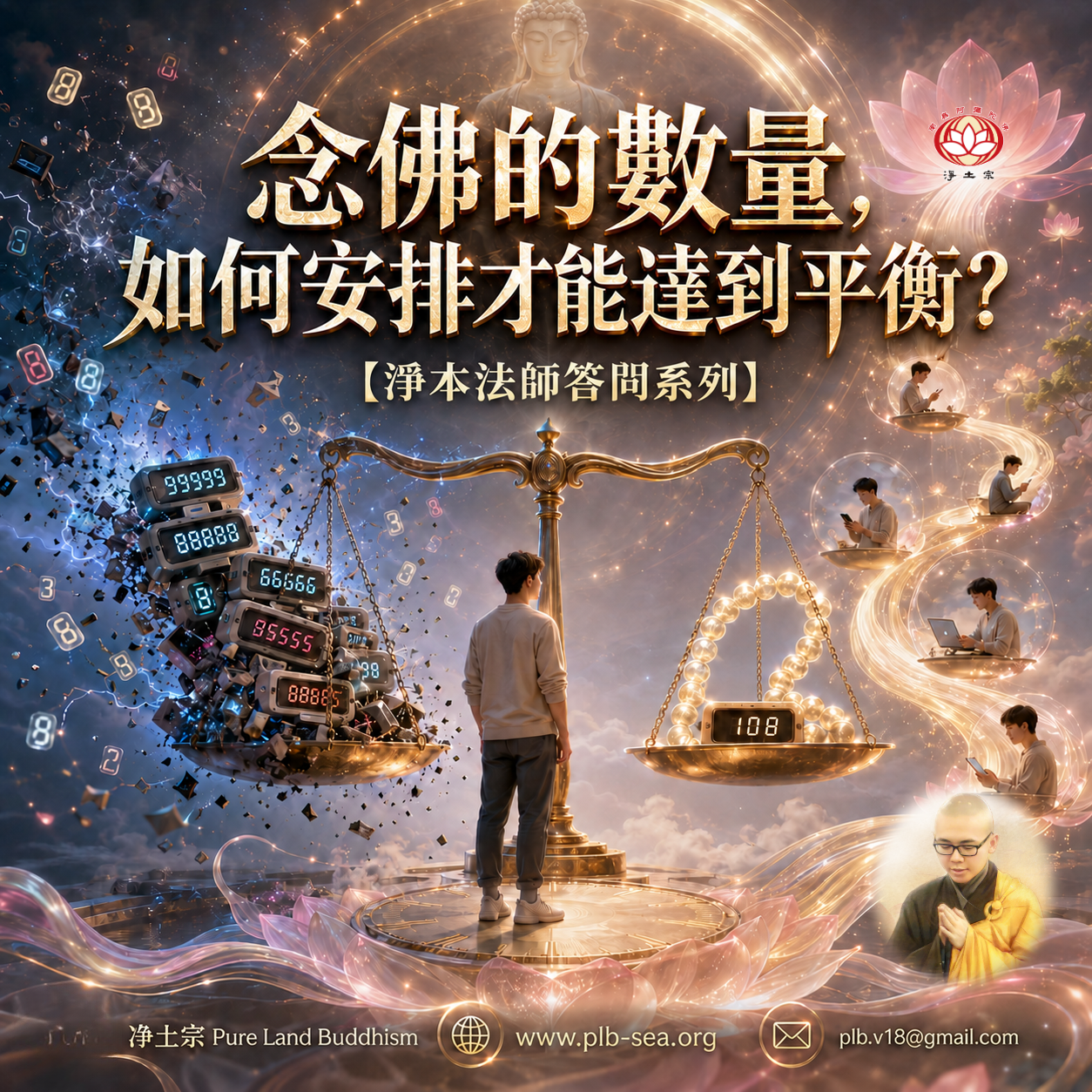 【問答】念佛的數量，如何安排才能達到平衡？| 淨本法師答