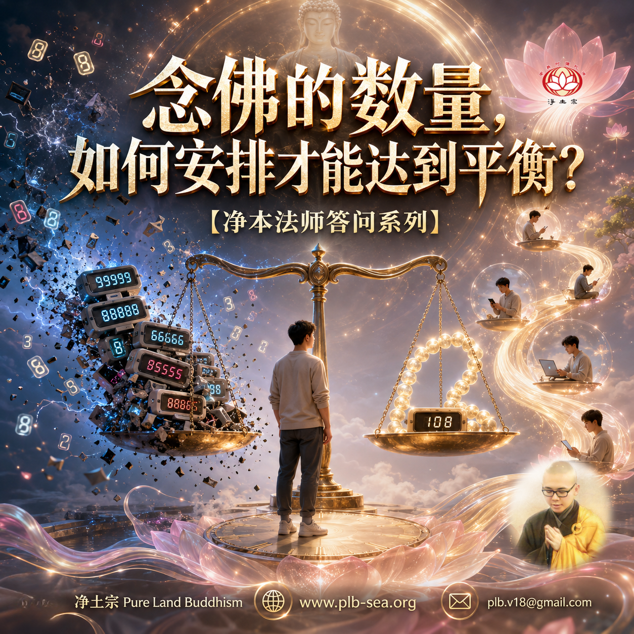 【问答】念佛的数量，如何安排才能达到平衡？| 净本法师答