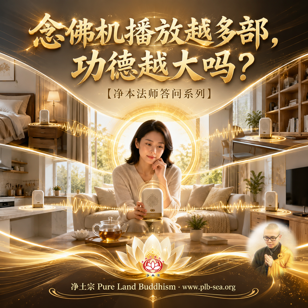 【问答】念佛机播放越多部，功德越大吗？| 净本法师答