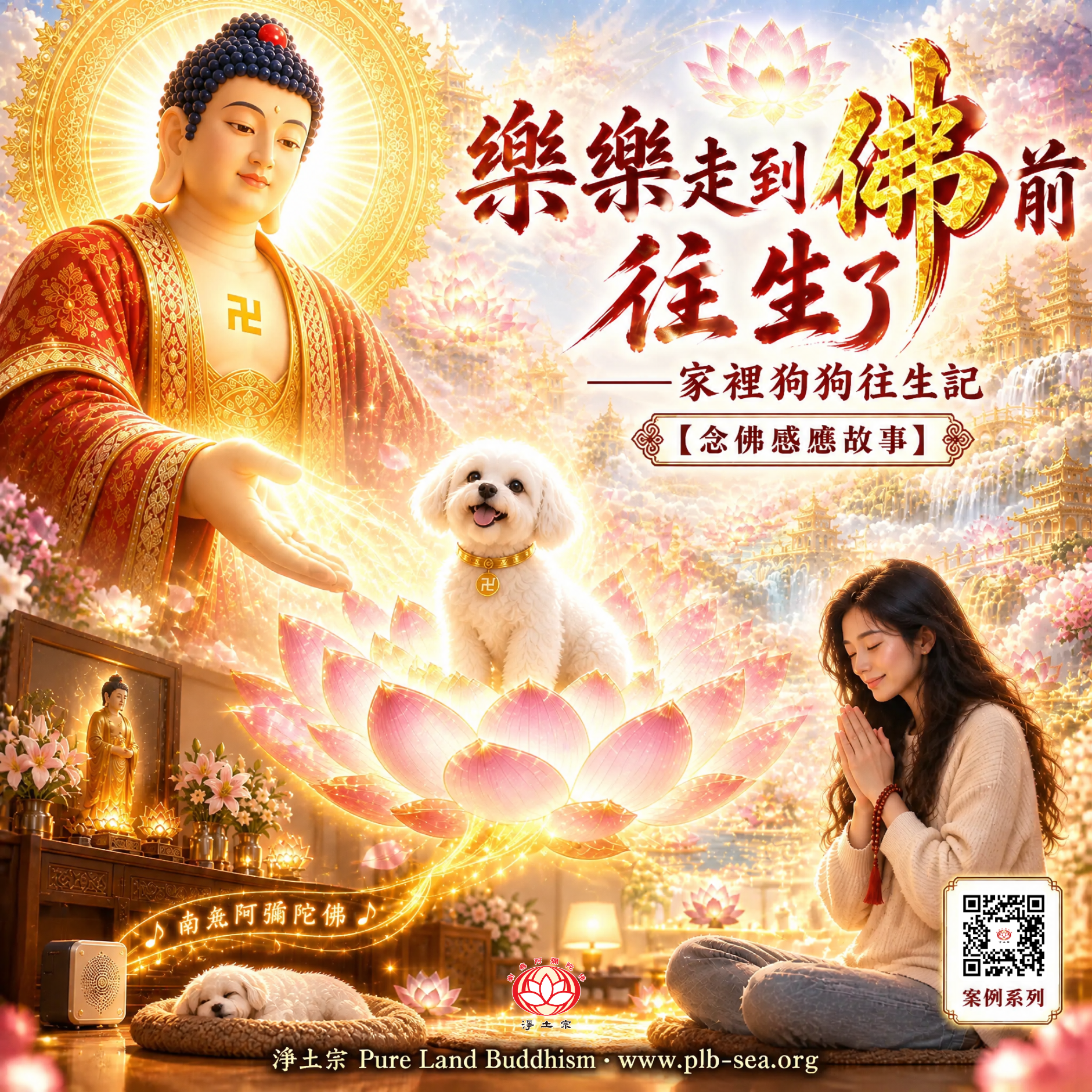 樂樂走到佛前，往生了——家裡狗狗往生記