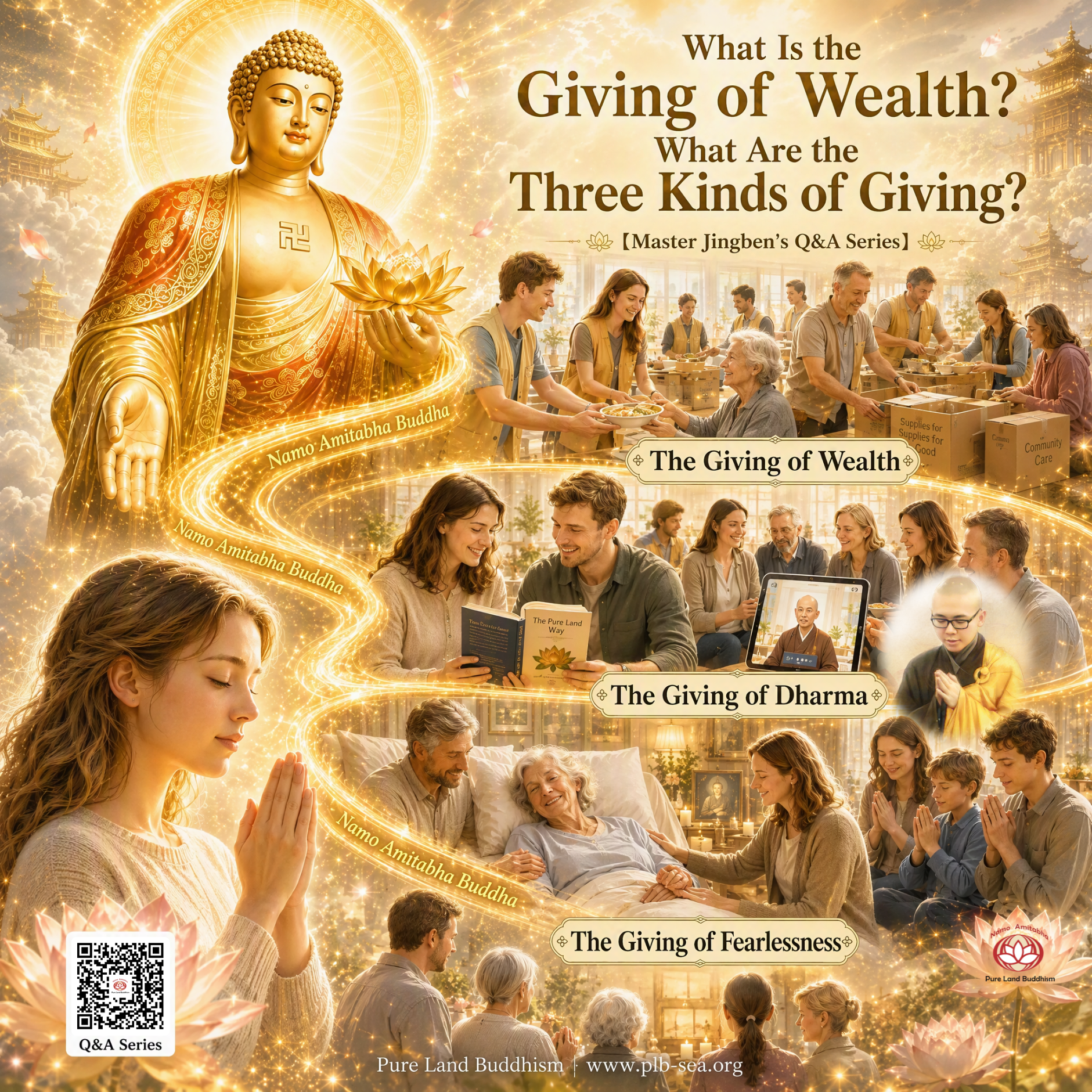 What Is the Giving of Wealth? What Are the Three Kinds of Giving? | Master Jingben