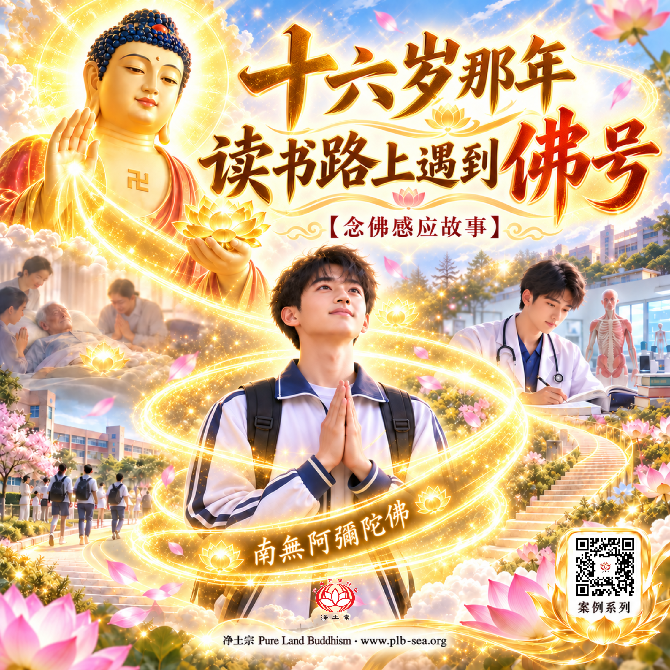 十六岁那年，读书路上遇到佛号