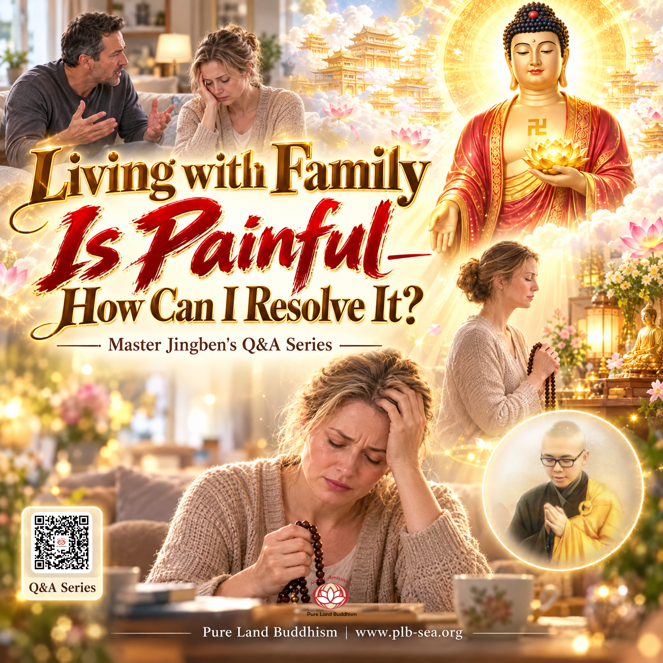 Living with Family Is Painful — How Can I Resolve It? | Master Jingben