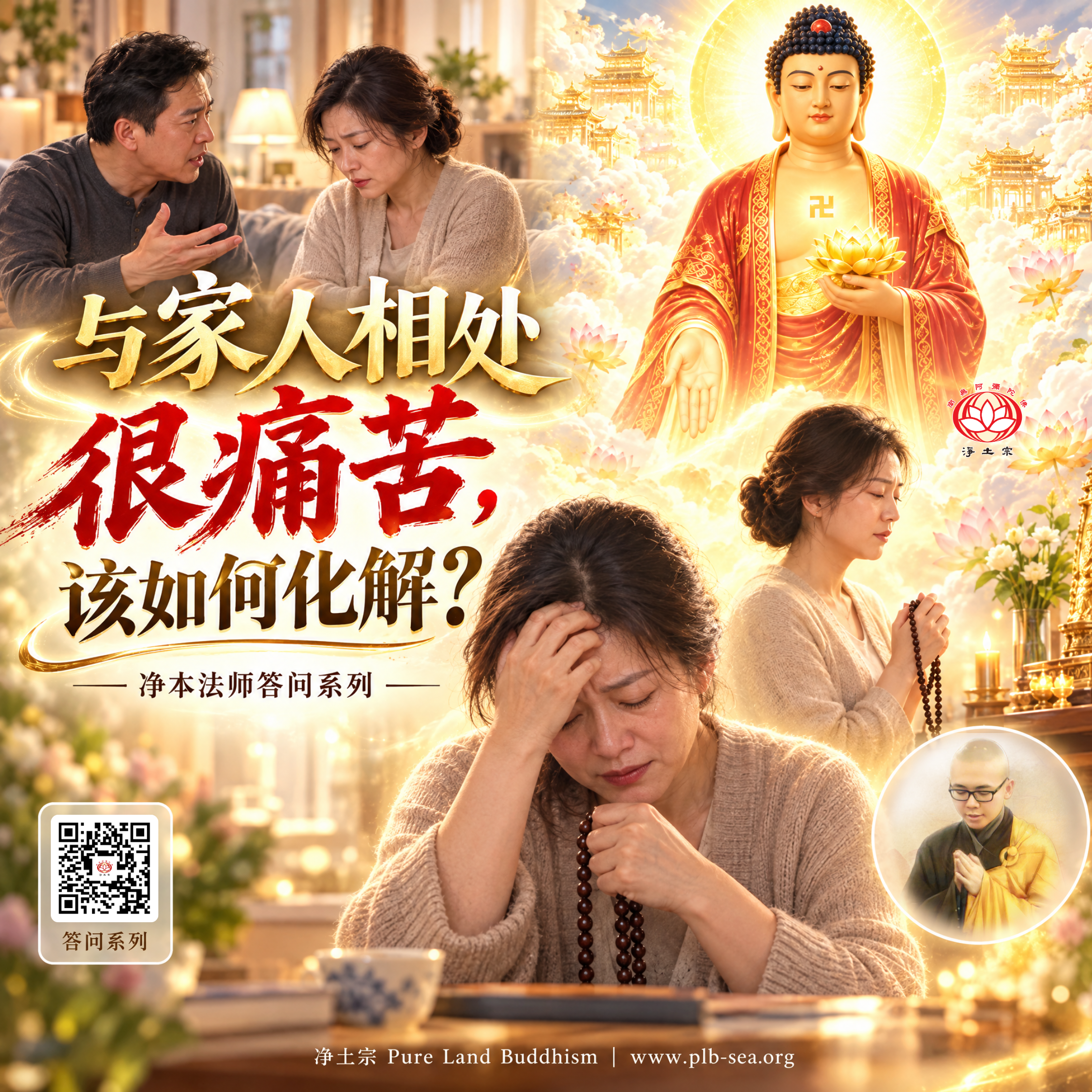【问答】与家人相处很痛苦，该如何化解？| 净本法师答