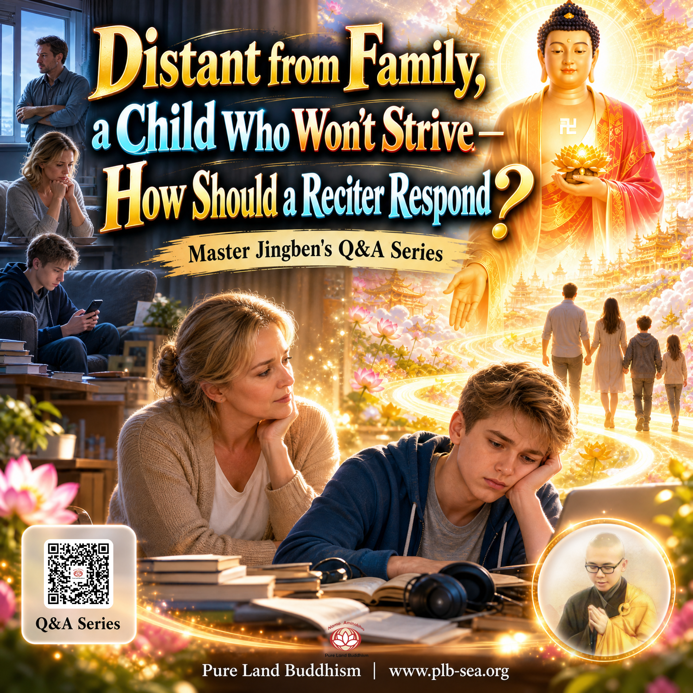Distant from Family, a Child Who Won't Strive — How Should a Reciter Respond? | Master Jingben