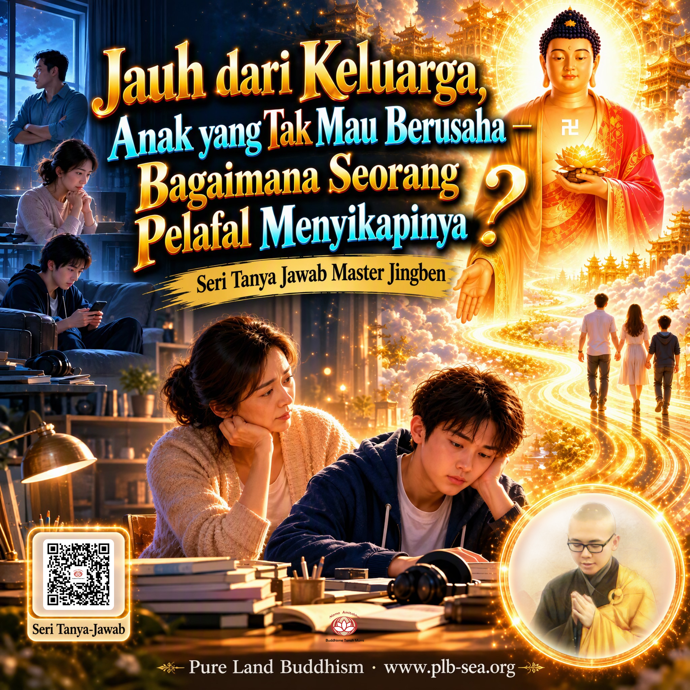 Jauh dari Keluarga, Anak yang Tak Mau Berusaha — Bagaimana Seorang Pelafal Menyikapinya? | Master Jingben