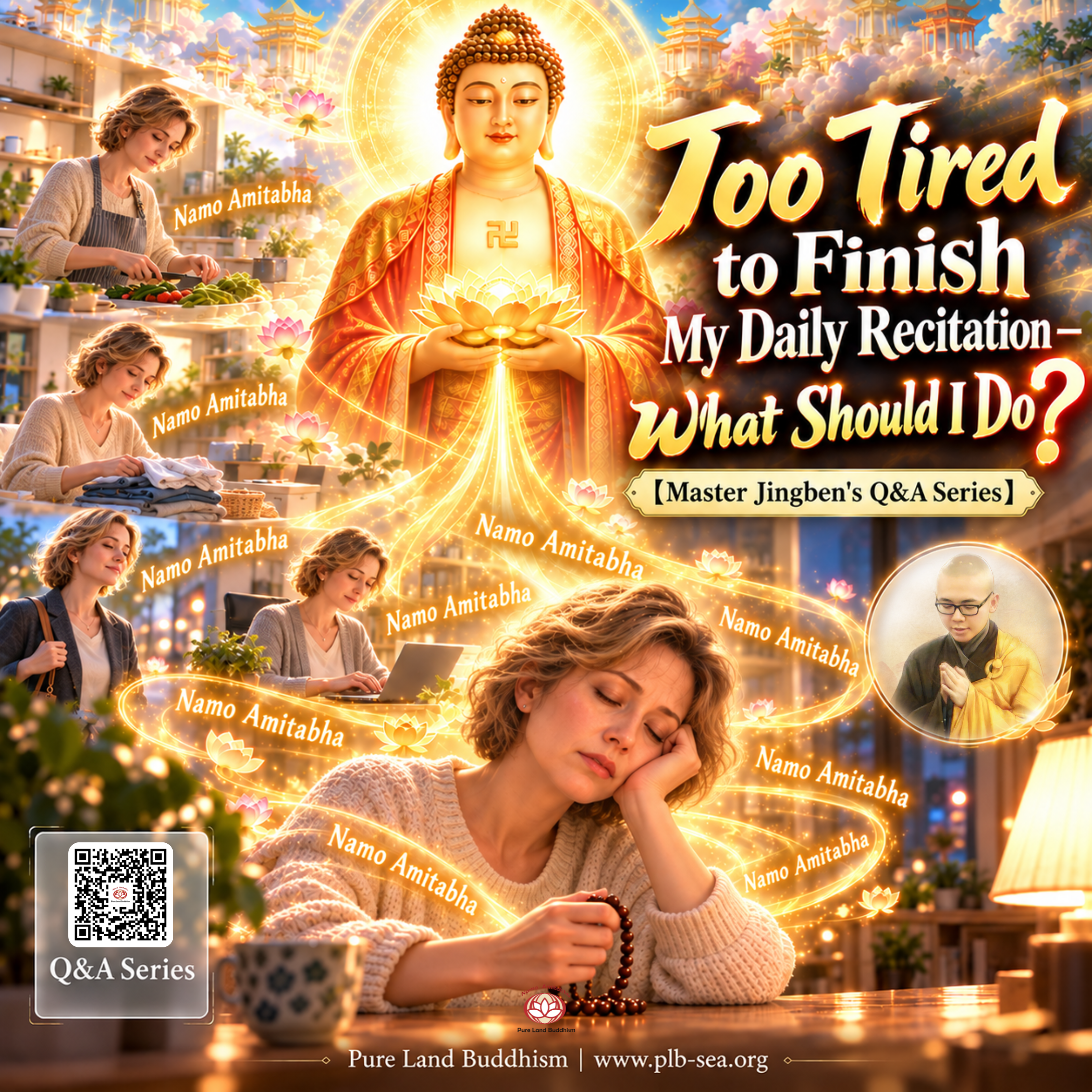 Too Tired to Finish My Daily Recitation — What Should I Do? | Master Jingben
