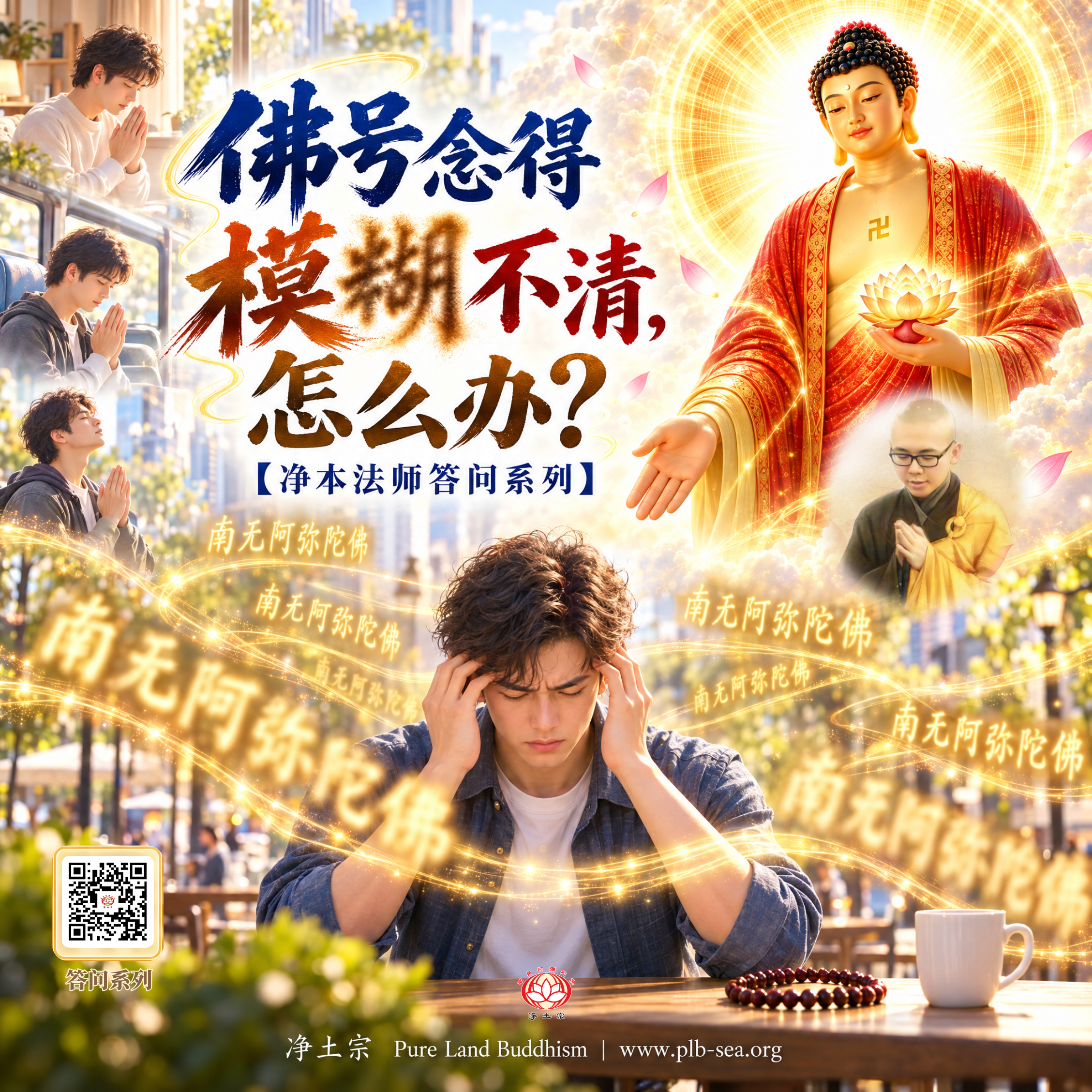 【问答】佛号念得模糊不清，怎么办？| 净本法师答