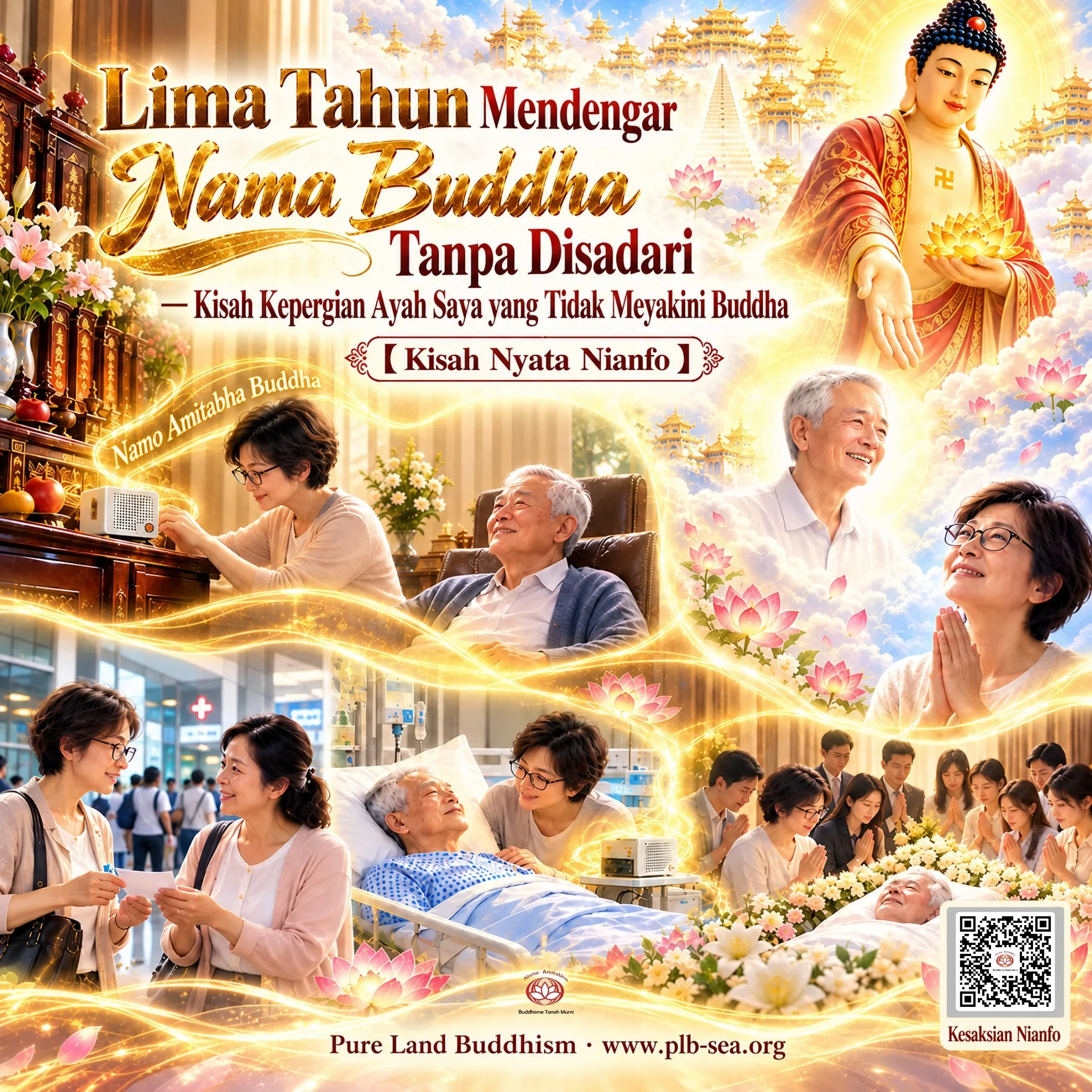 Lima Tahun Mendengar Nama Buddha Tanpa Disadari — Kisah Kepergian Ayah Saya yang Tidak Meyakini Buddha