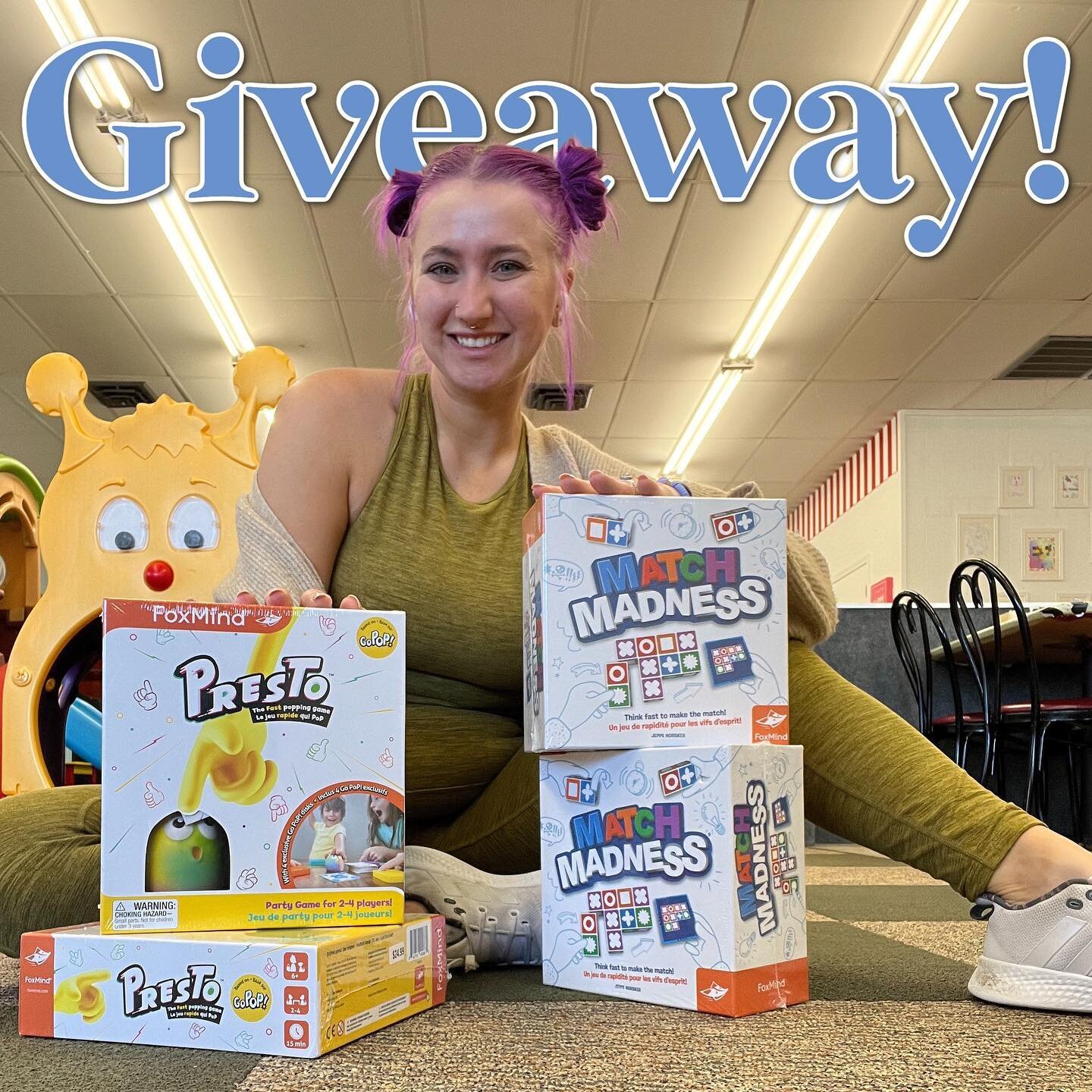 💫GIVEAWAY TIME💫
.
I had so much fun playing Presto and Match Madness this month, I teamed up with my friends at @foxmindgames to do a fun GIVEAWAY! 🥳I will choose FOUR winner, 2️⃣ will get Match Madness and 2️⃣ will get Presto 🤩
.
How to win:
1. 