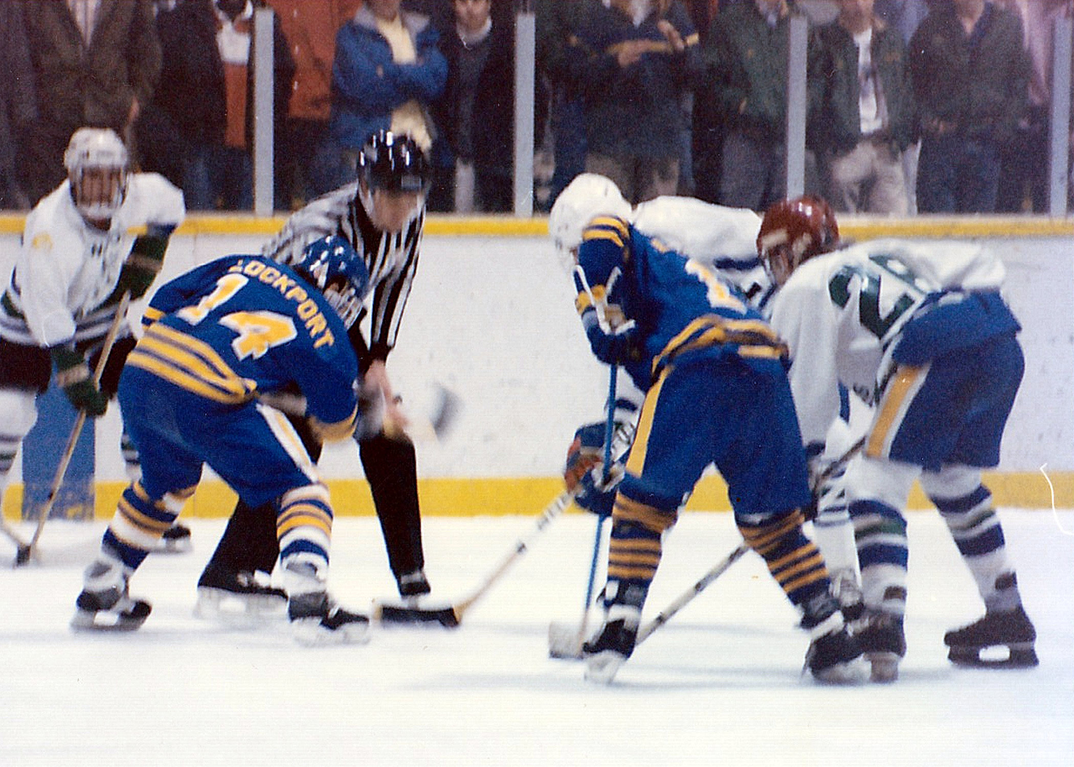 high school playoffs in the old memorial auditorium, 1987. sadly, we lost this one.