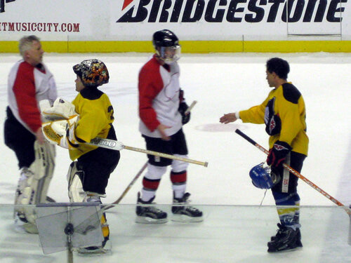 men’s league hockey and politics