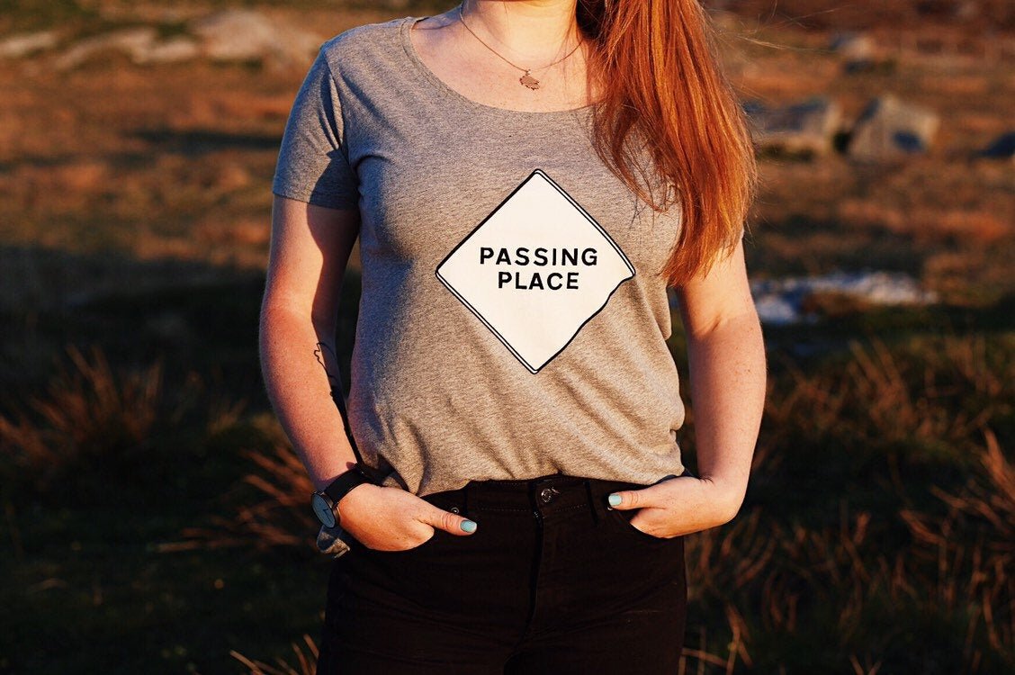 Ladies passing place t shirt - Culla Creative