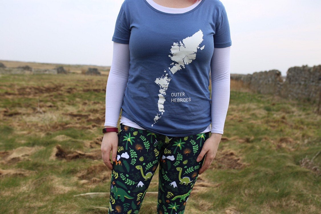 Ladies outer Hebrides t shirt - Culla creative