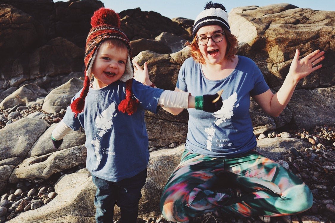 Ladies outer Hebrides t shirt - Culla creative