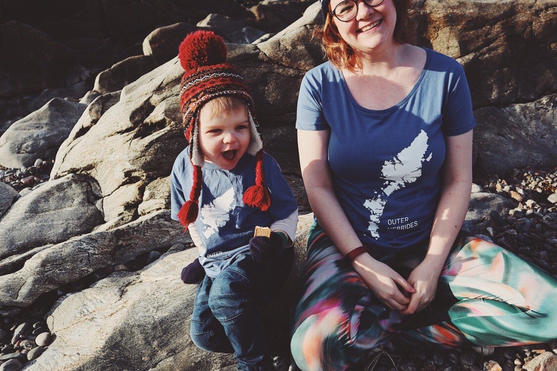 Ladies outer Hebrides t shirt - Culla creative