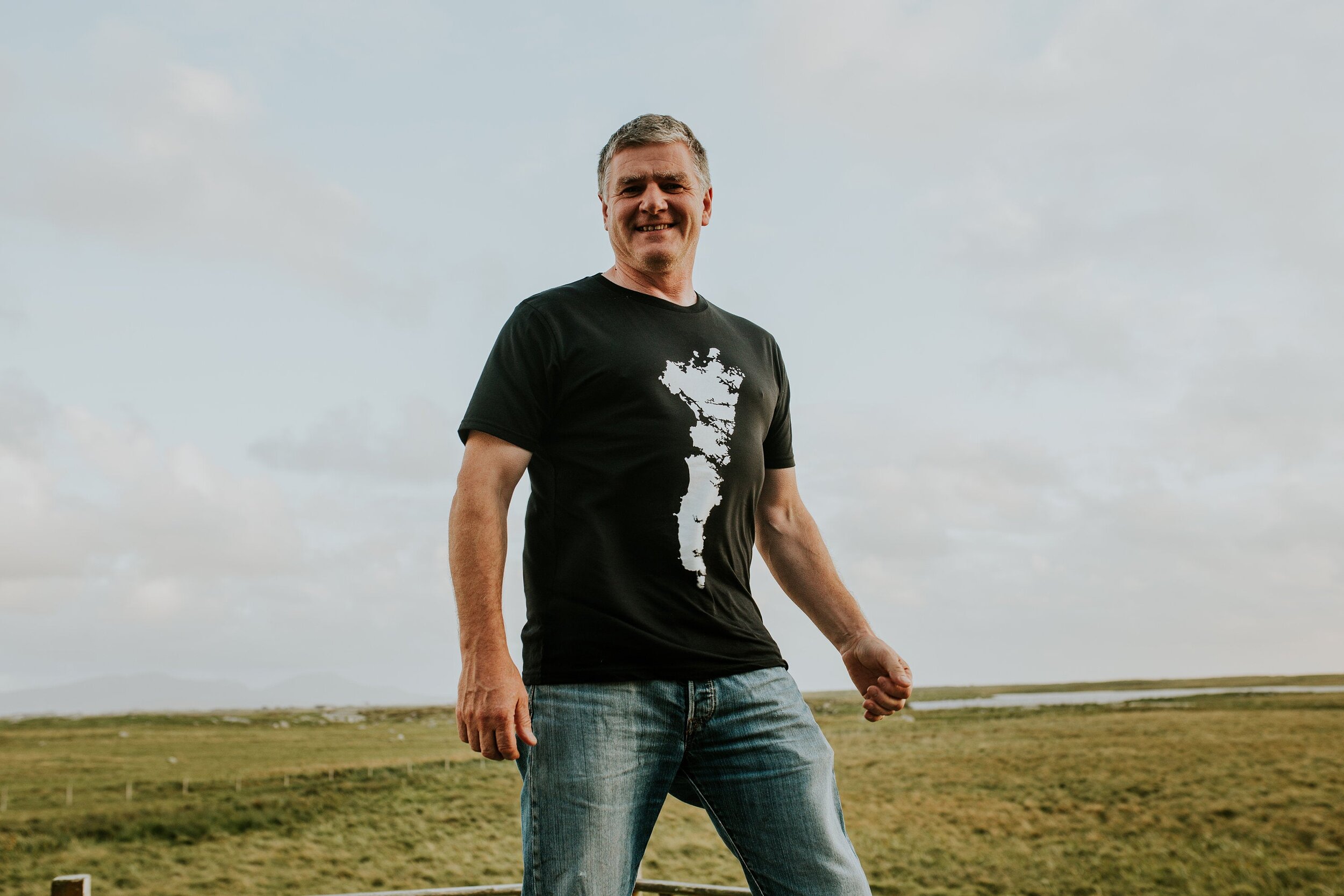 Western isles uists map t shirt - Culla Creative