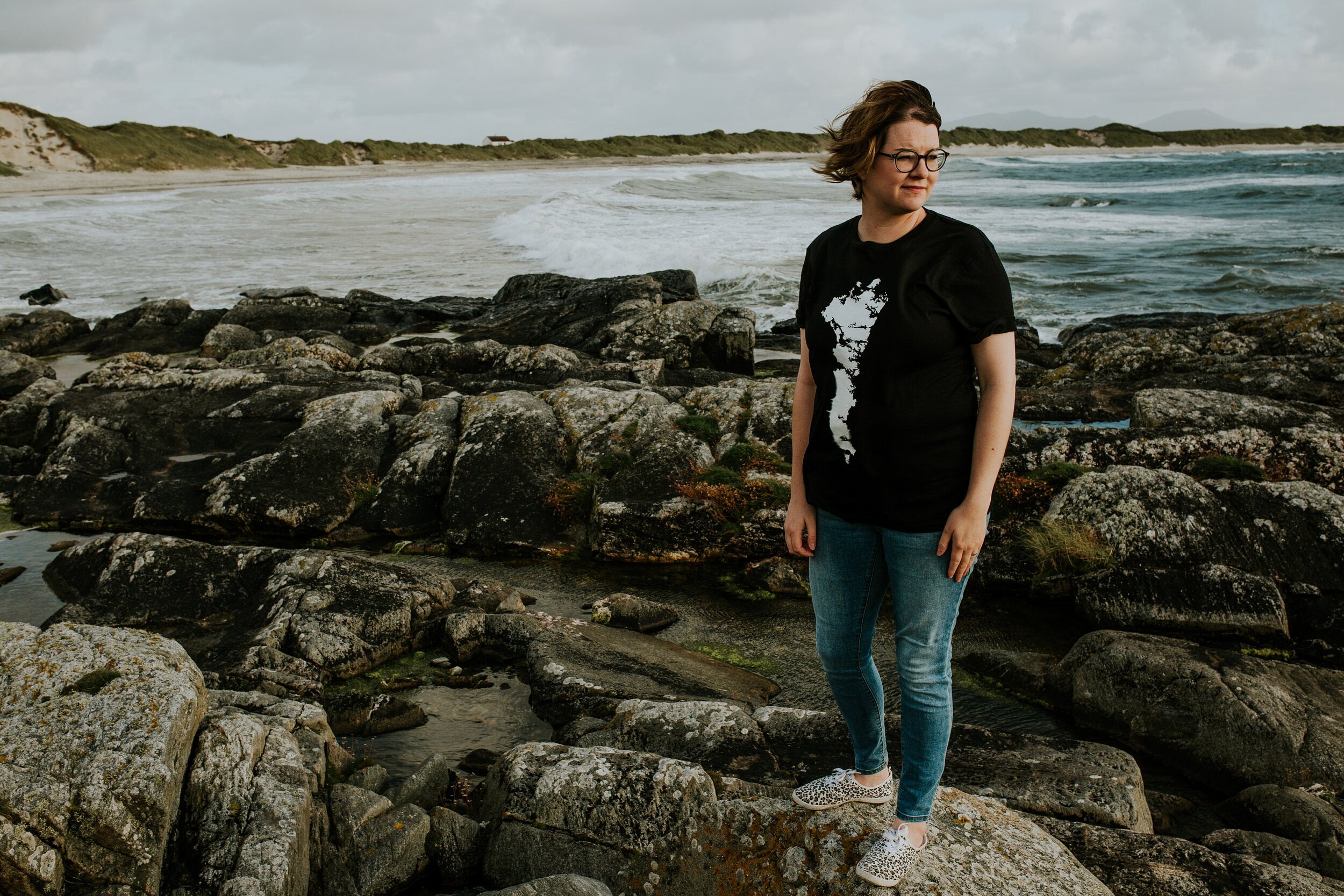 Western isles uists map t shirt - Culla Creative