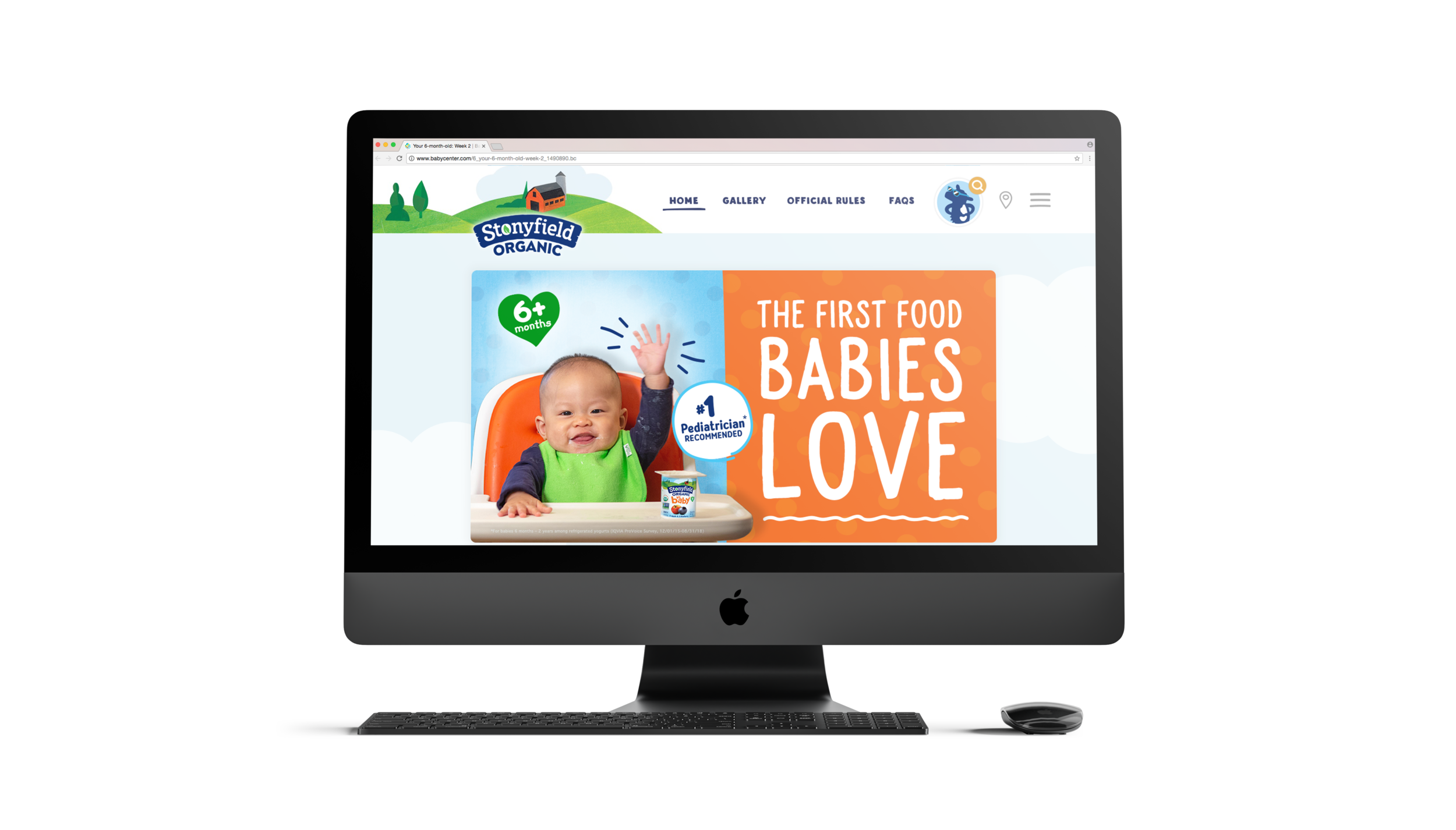 Stonyfield had an entire landing page takeover dedicated to the campaign deals.