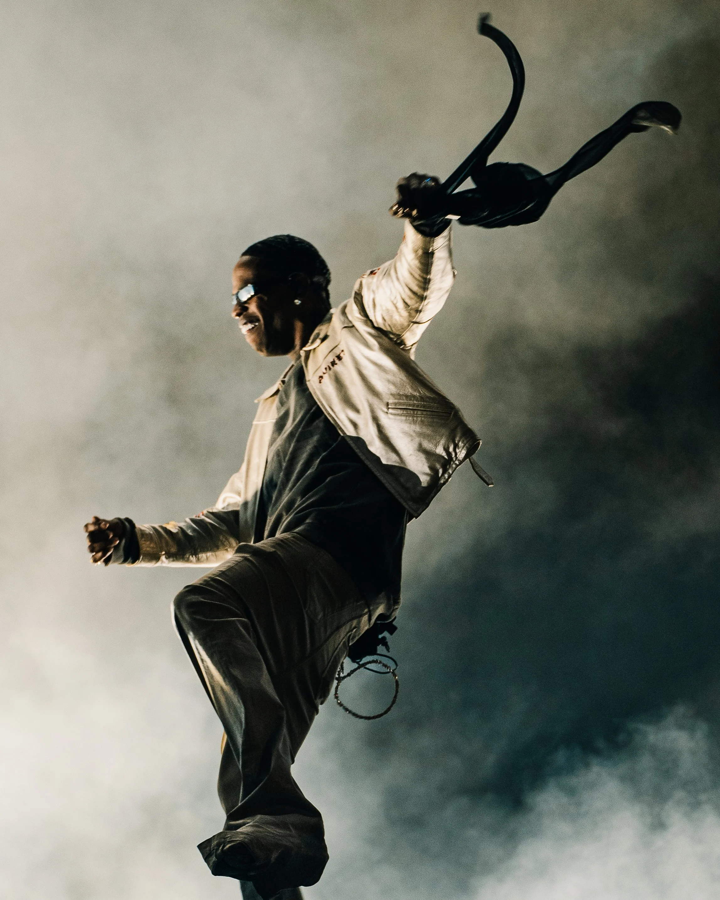 Travis Scott at Rolling Loud LA performing