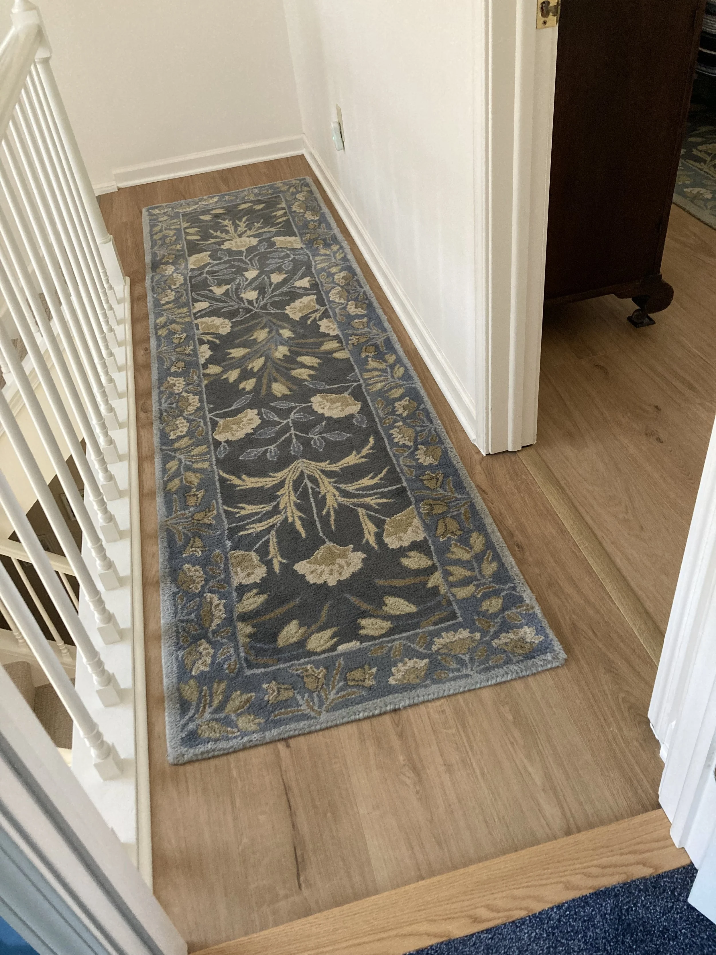 As part of the new flooring in the guest room John replaced the balcony flooring.