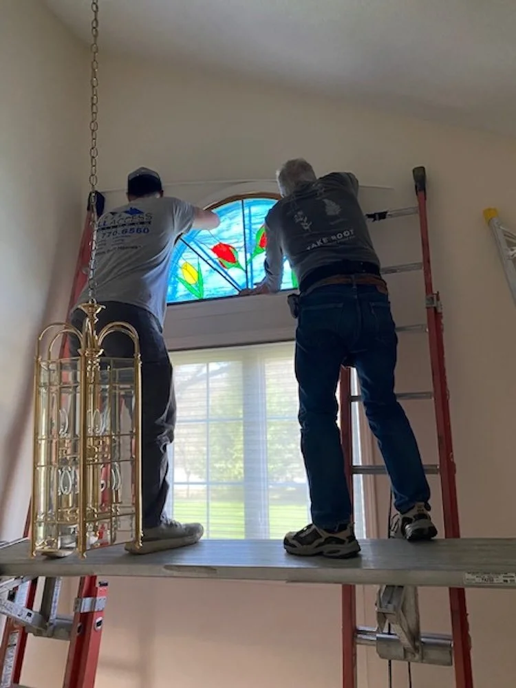 Here we are setting the window in place.
