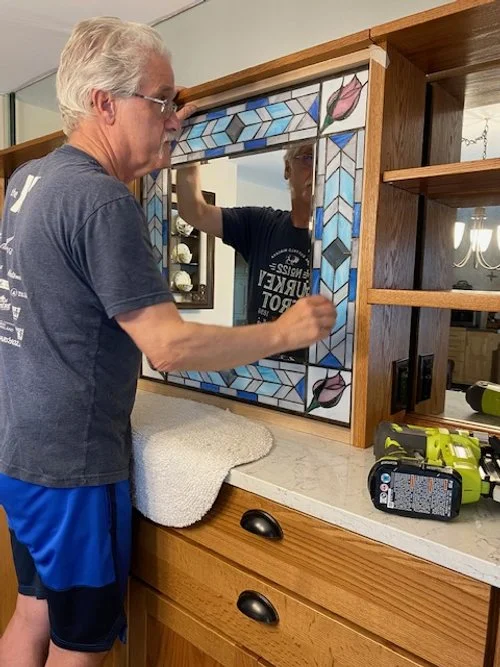 Testing the panel fit.
