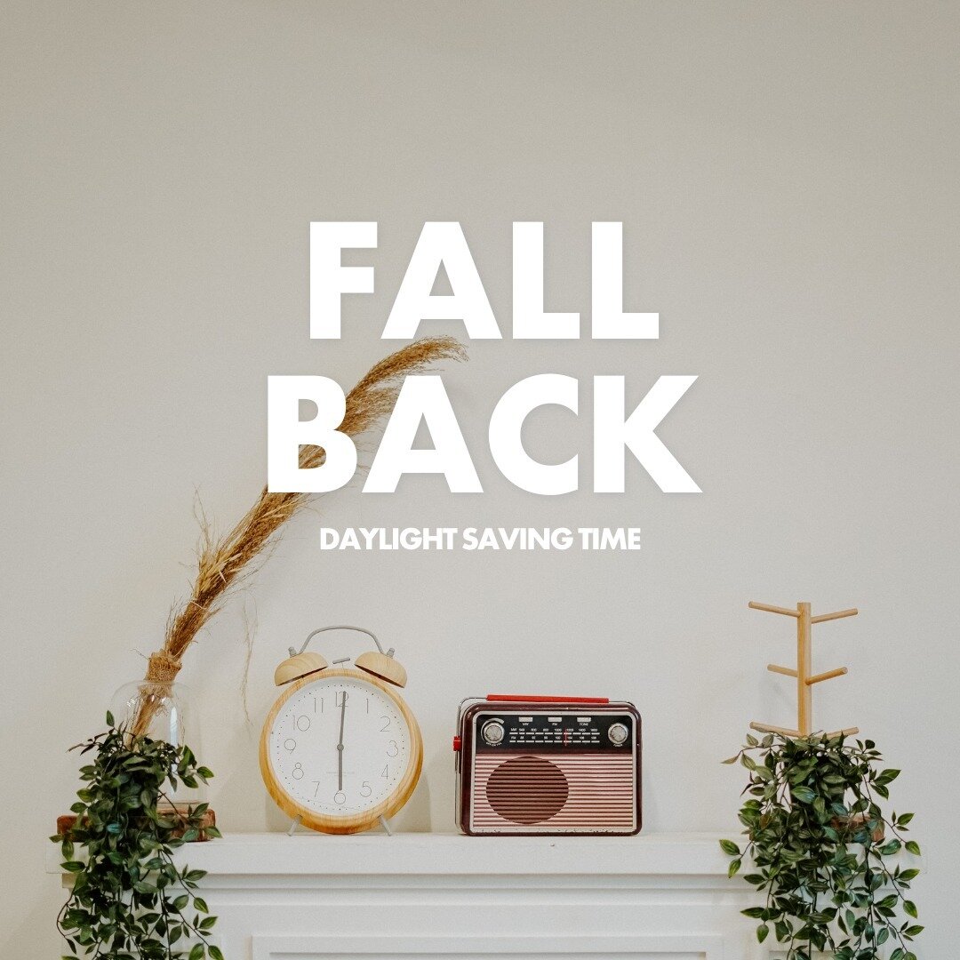 It is that time of the year again. Don't forget to set your clocks an hour back! See you at 9:30 AM for the Catechism Service and 10:30 AM for the Communion Service!