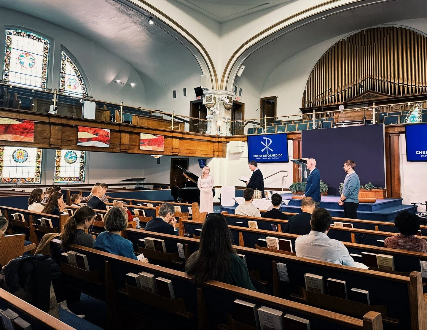 This Lord&rsquo;s Day, we commemorated our 16th anniversary and celebrated the profession of faith of Olivia Neville! We are grateful for the Lord&rsquo;s many provisions and his kindness to us as we seek to be faithful Christians here in Washington,