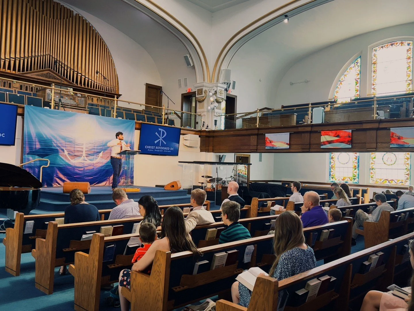 This Lord&rsquo;s Day, we welcome Mr. Wright Draper, a pastoral intern from Escondido United Reformed Church and a third-year student at @wscal, to our pulpit today! Soli Deo gloria!