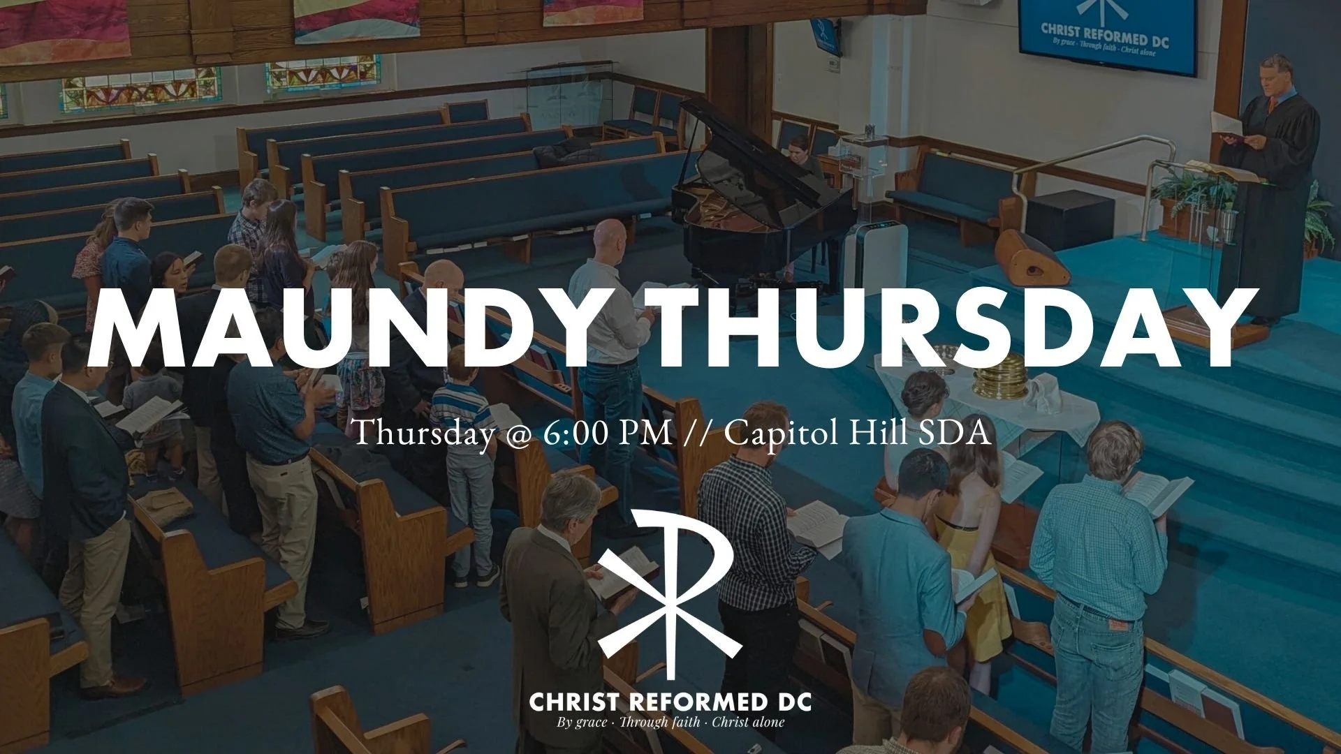 Join us for Holy Week worship Thursday at 6pm.