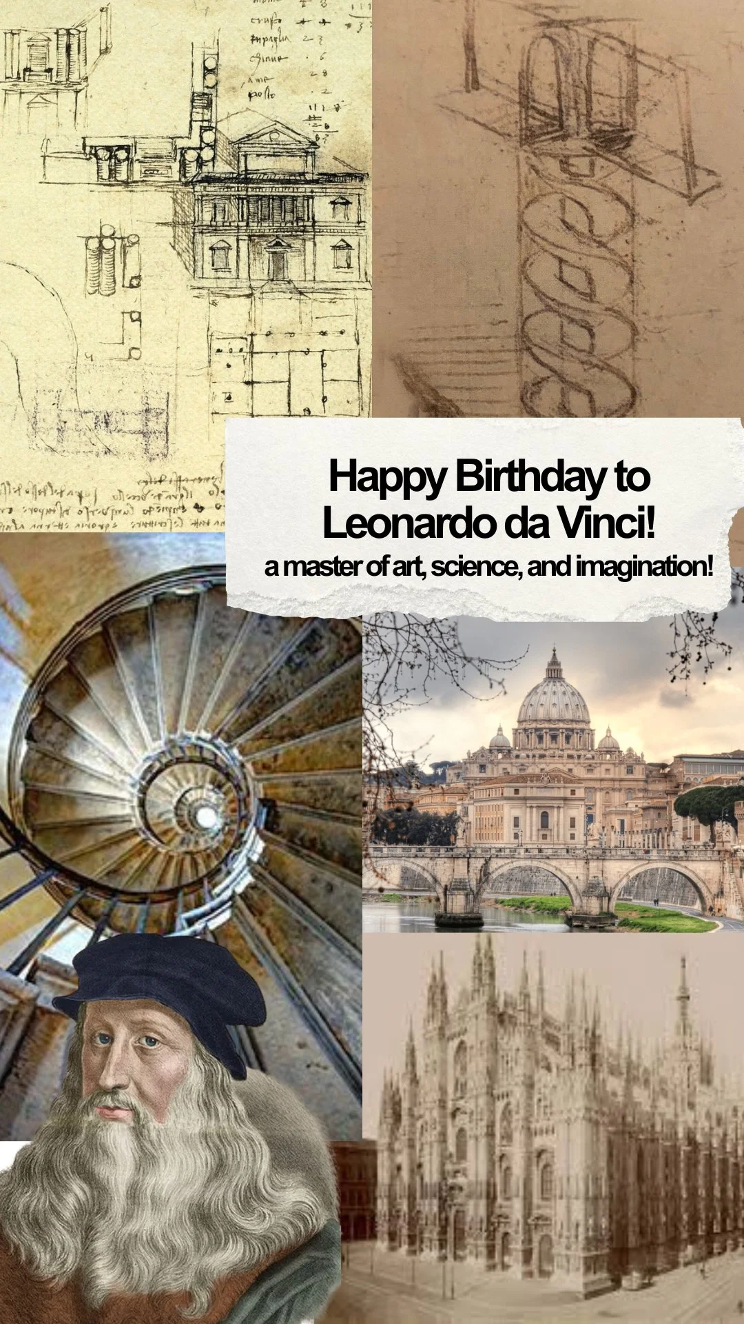 Happy Birthday Leonardo da Vinci