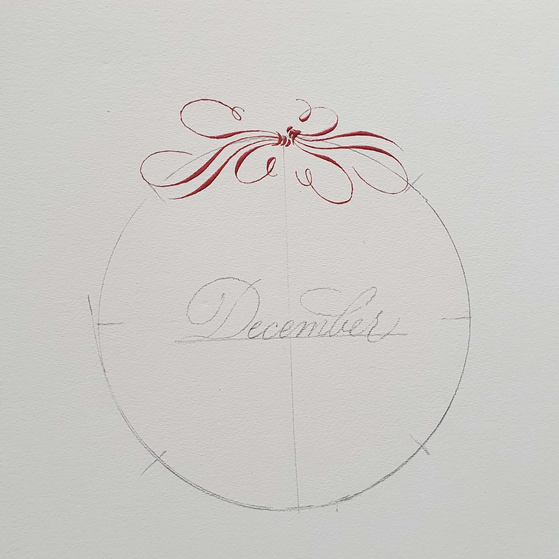 3. Rotate the paper as needed and add another cartouche in the opposite direction.