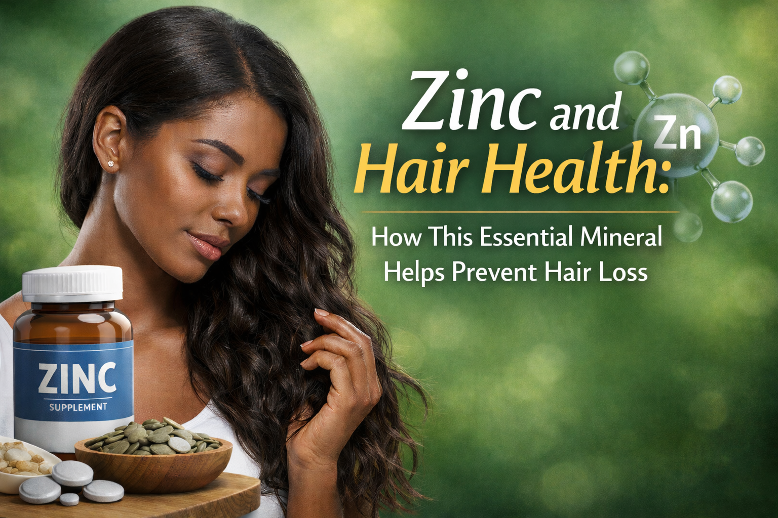 Zinc for Hair Growth: The Overlooked Mineral Behind Hair Loss &amp; Scalp Health