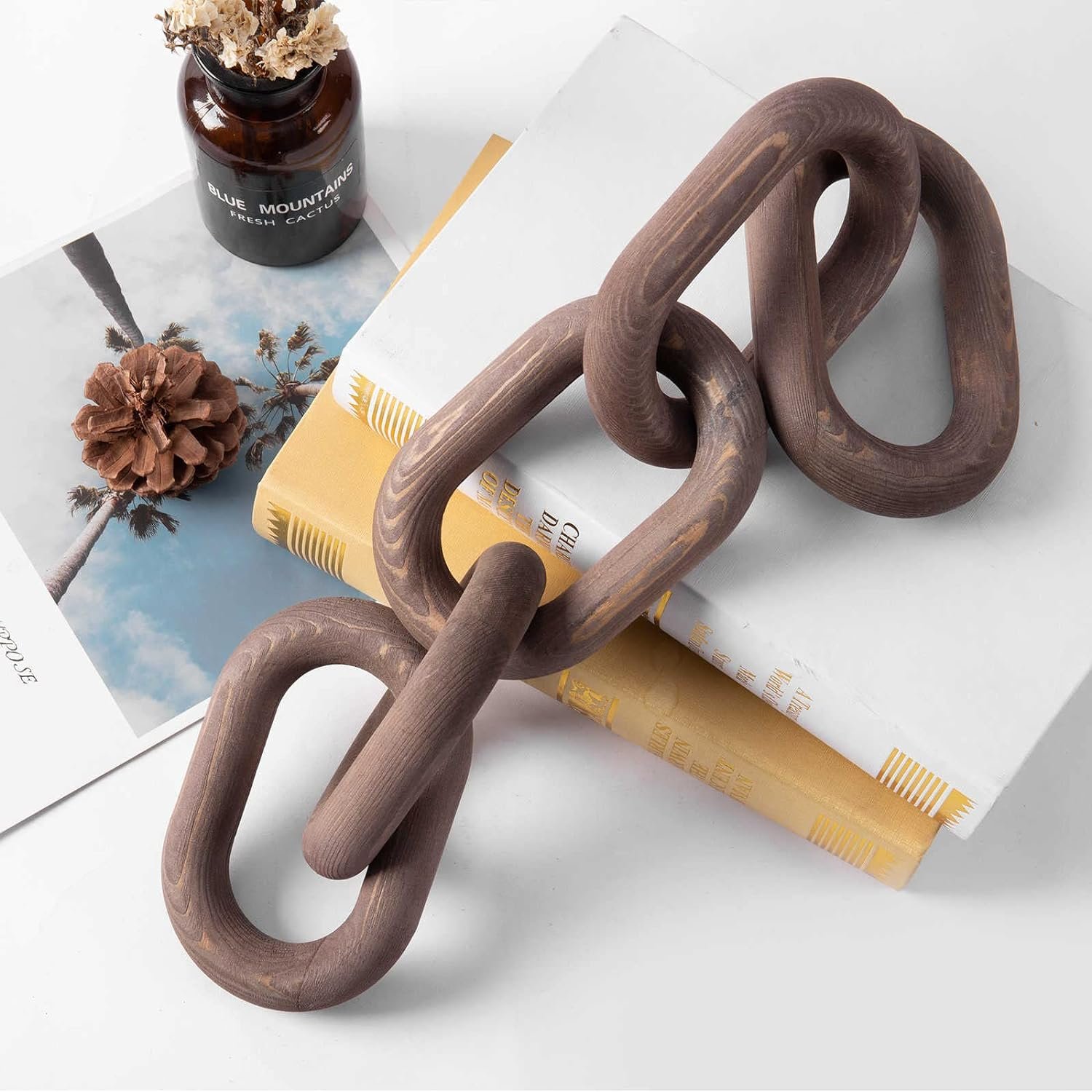 Wooden Chain Link Decor
