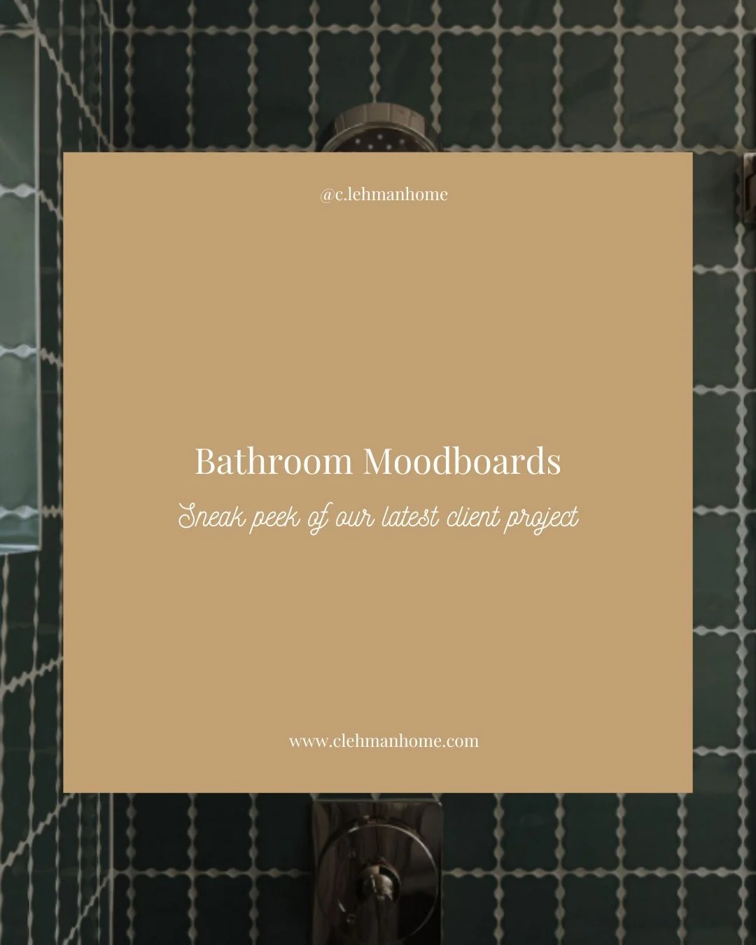 Sneak peek at two bathrooms we&rsquo;re working on...

Did you know that bathrooms are one of my favorite spaces to design? They&rsquo;re quicker than a kitchen and you can typically have more fun and make bolder choices in them.

Check out the desig