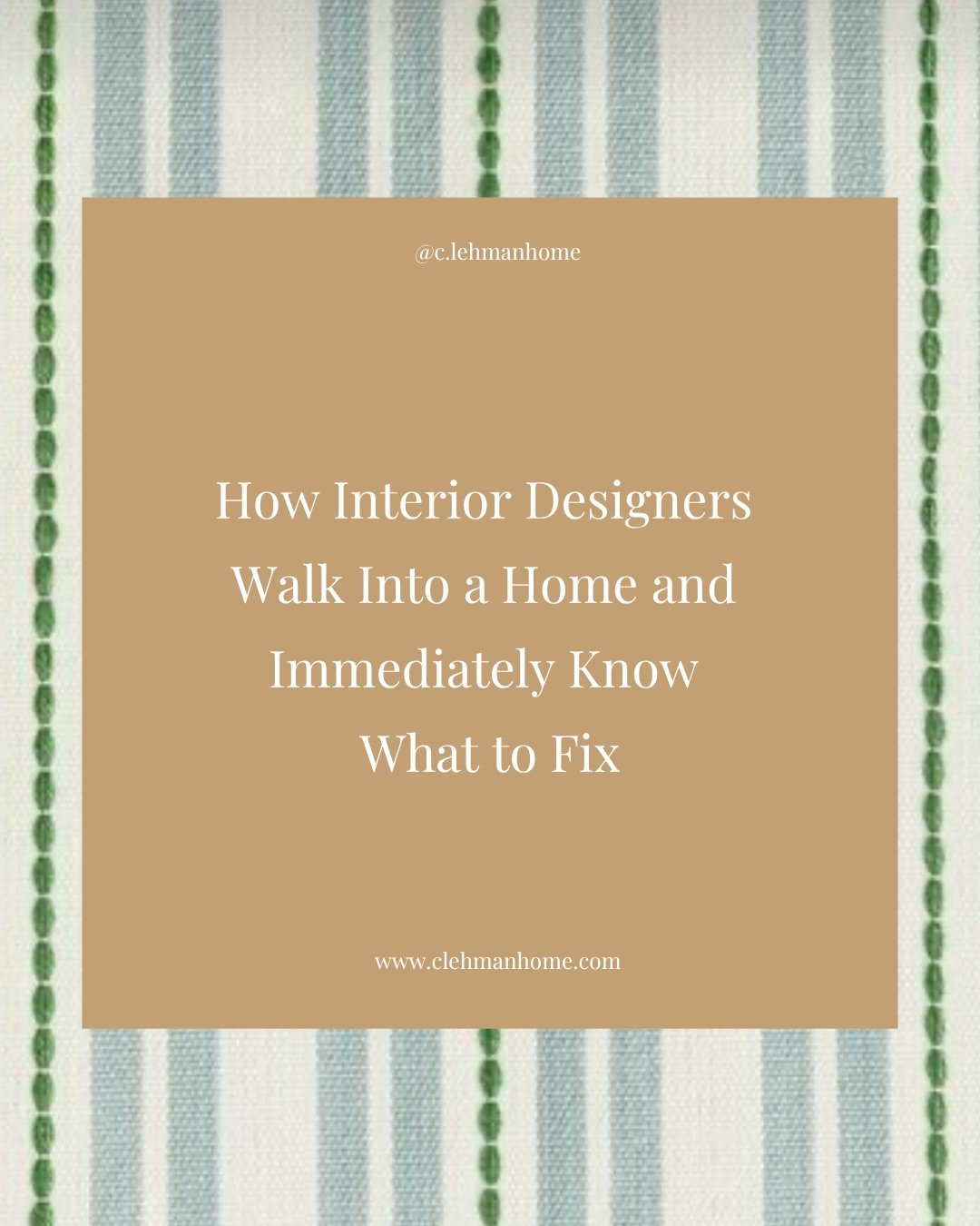 Interior design isn&rsquo;t just picking pillows and decor.

It&rsquo;s really about removing friction from everyday life and making your house work for you and your family.

If your home feels off but you don&rsquo;t have a huge budget for a major o