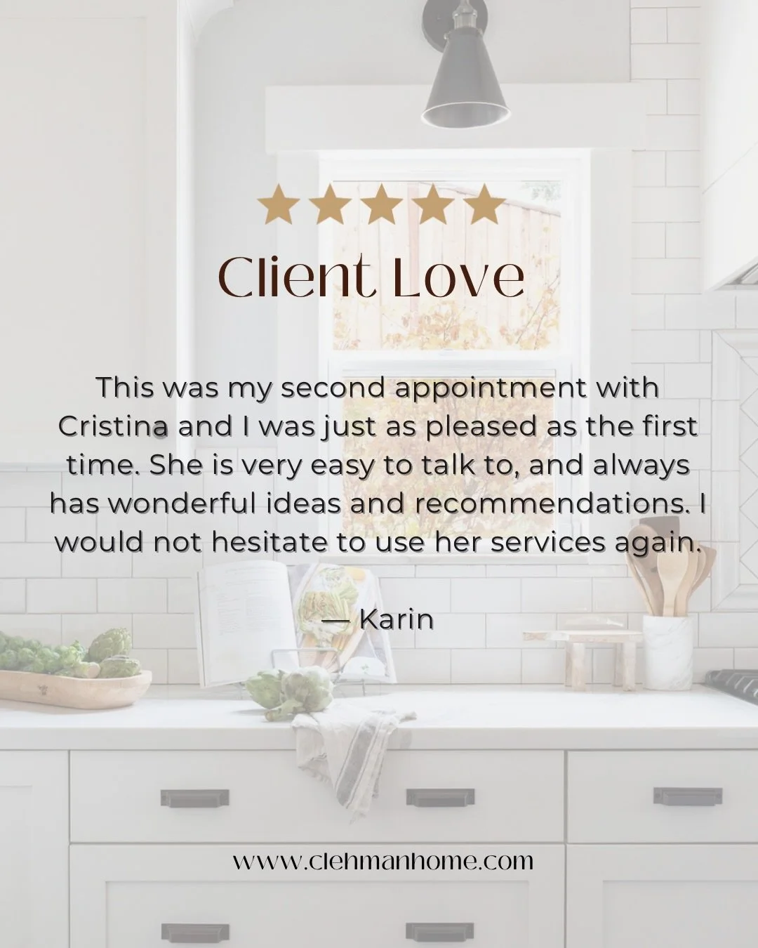 Sharing some client love today from a repeat client who booked a second design consultation. 

We previously worked on her family room and this recent consultation was to advise on her upcoming kitchen renovation. I love helping homeowners with their