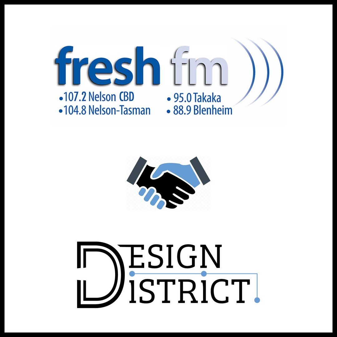 FreshFM, Nelson's local radio station is awesome. We're proud to support them in 2021.  #localradio #designdistrictnz