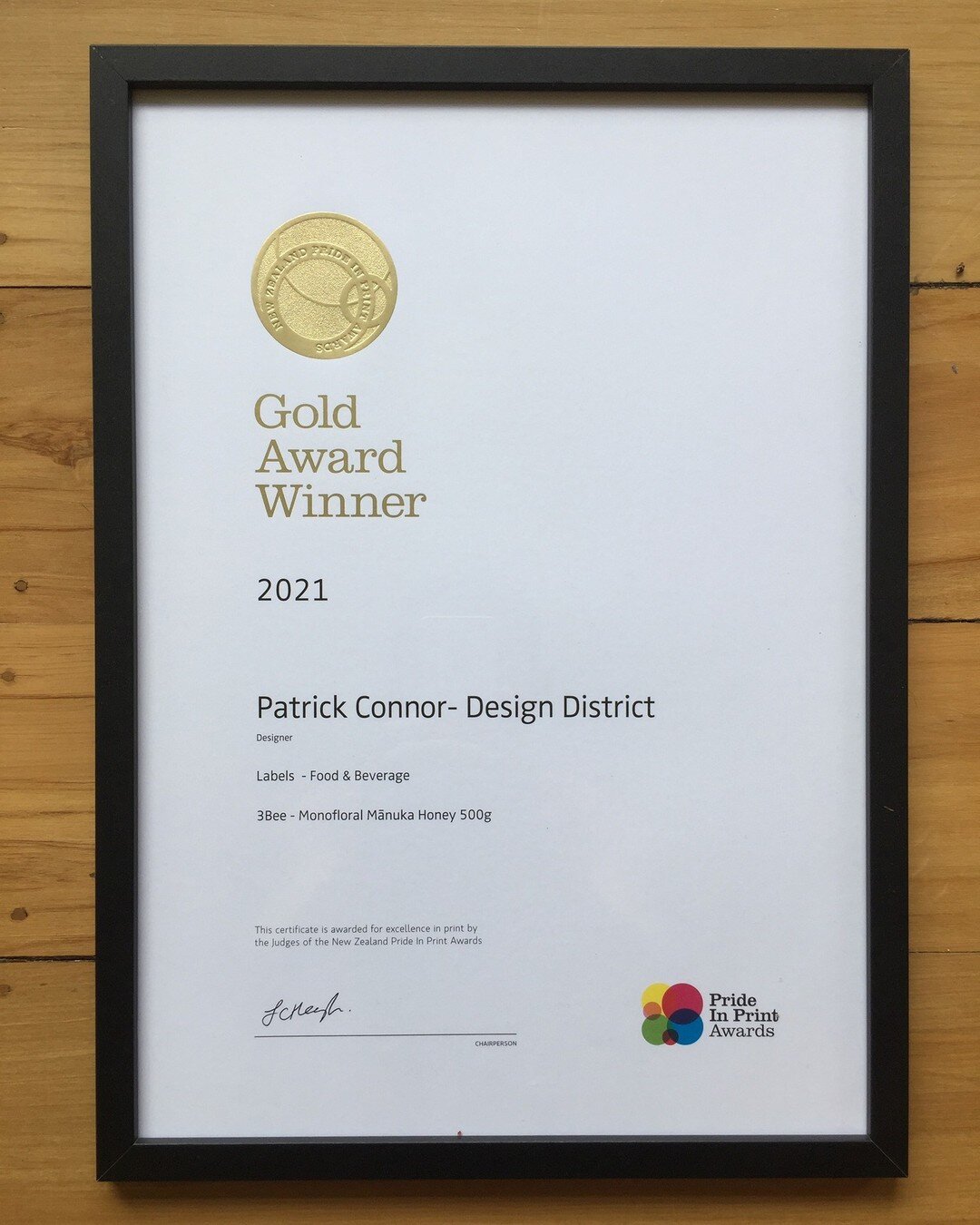 Great start to 2022! Design District picked up another award, this time for the packaging design I did alongside the team at @3beenaturalskincare 

Thanks to https://www.prideinprintawards.co.nz/award-winners/2021-winners/